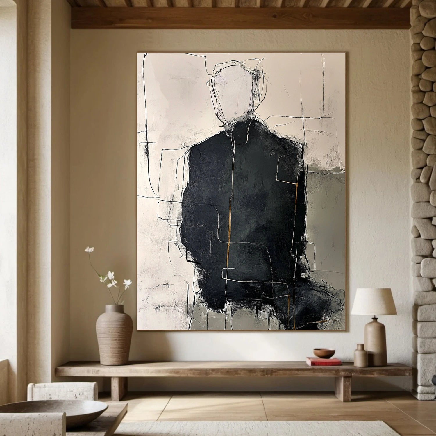 Abstract Portrait Wall Art #WP037