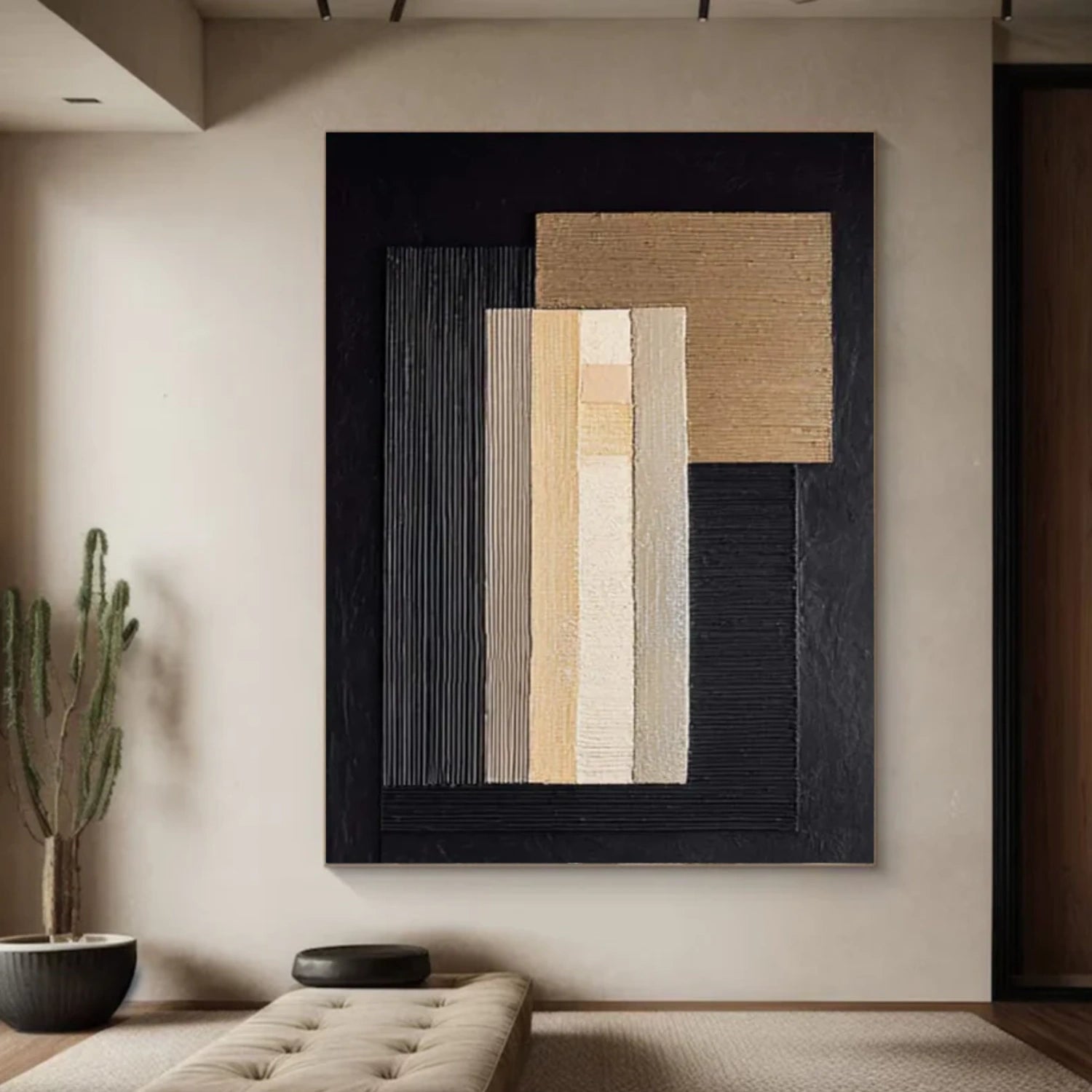 Wabi Sabi Abstract Canvas Art #WA240