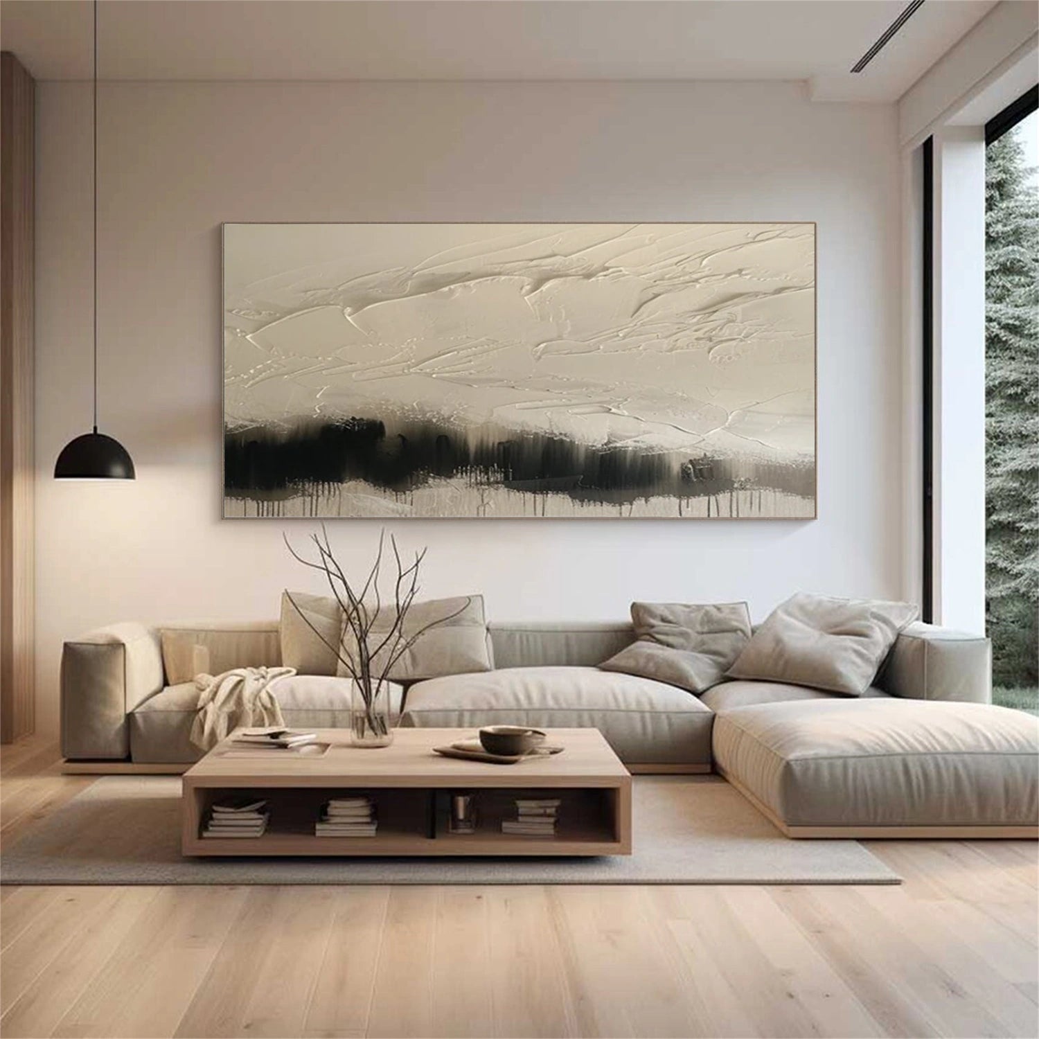 Abstract Textured Wall Art #AW134