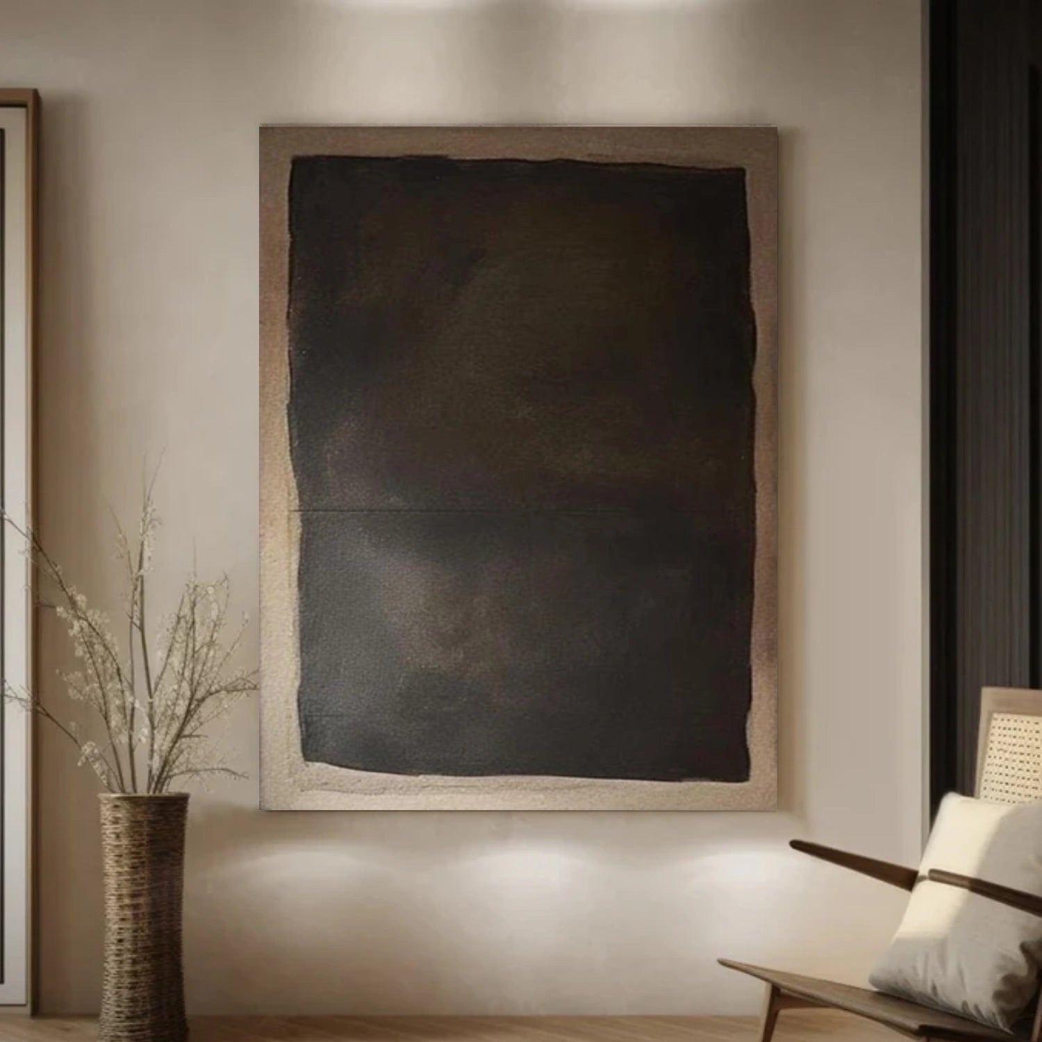 Wabi Sabi Abstract Canvas Art #WA256