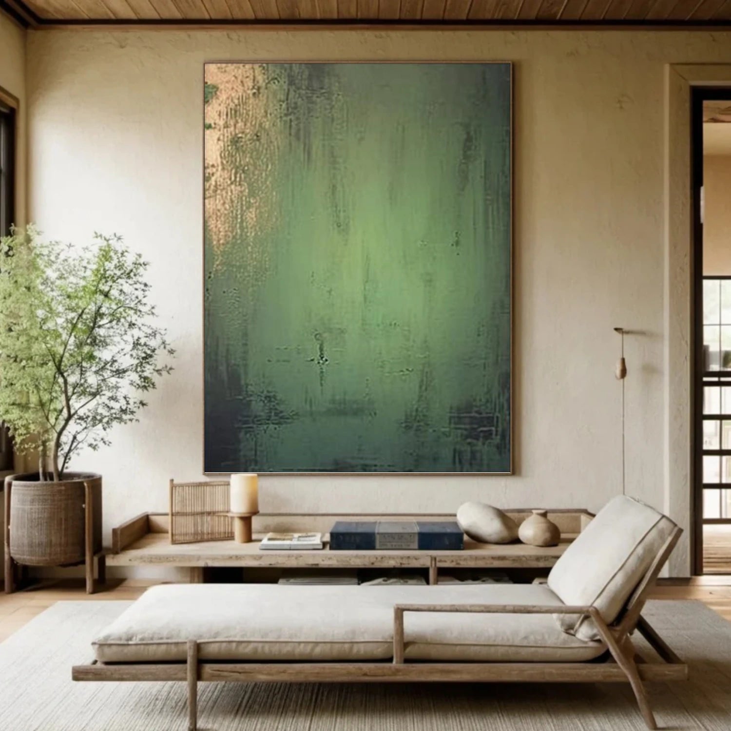 Wabi Sabi Abstract Canvas Art #WA261