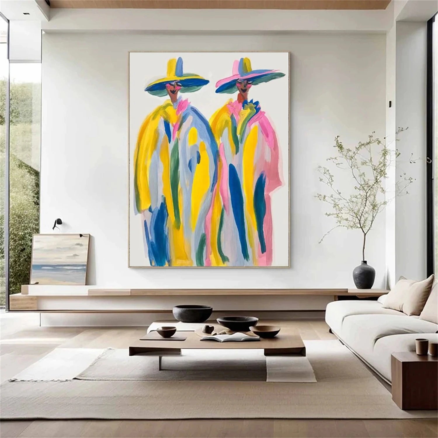 Abstract Portrait Wall Art #WP020