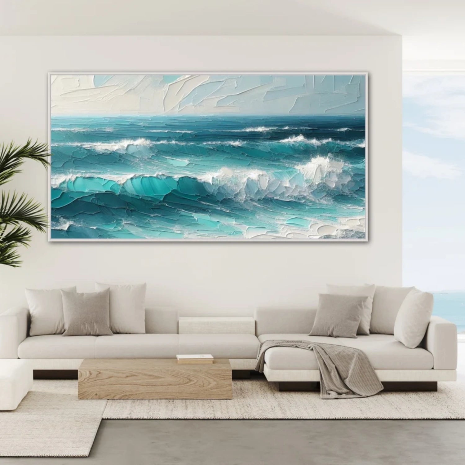 Sky And Ocean Painting #SO176