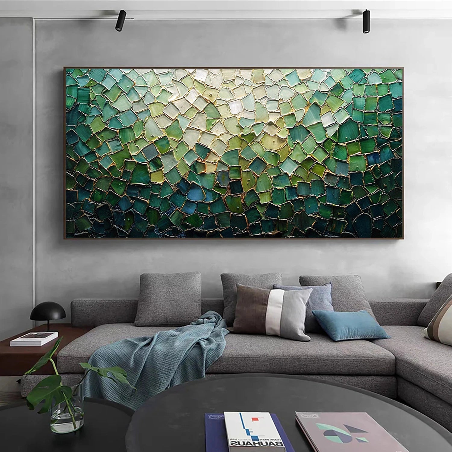 Abstract Textured Wall Art #AW237