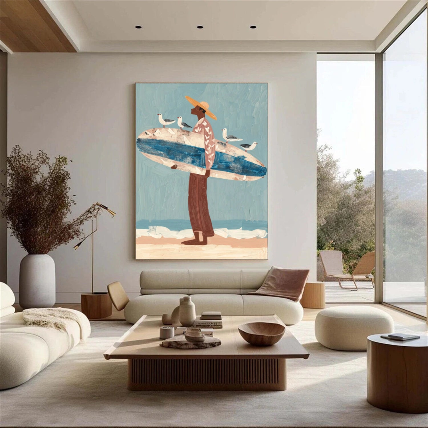 Abstract Portrait Wall Art #WP036