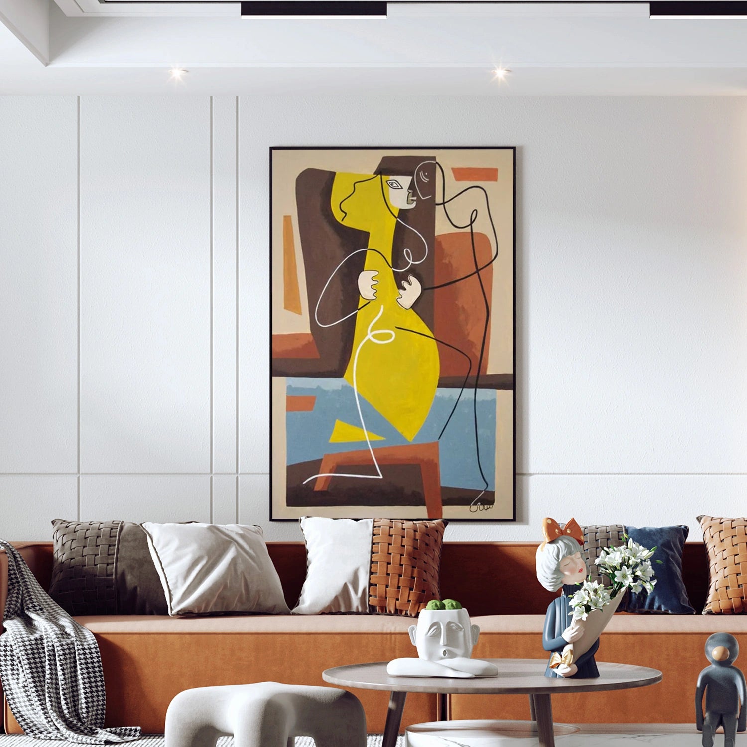 Abstract Portrait Wall Art #WP004