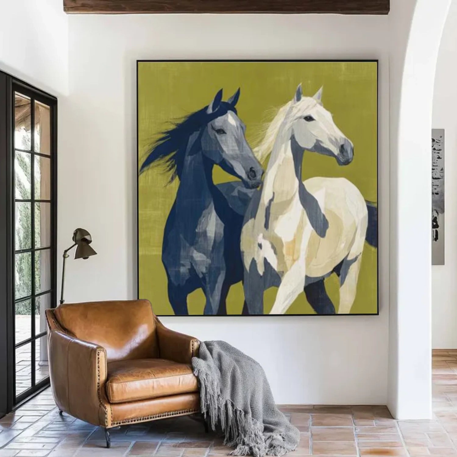 Abstract Animal Horse Wall Art #AT067
