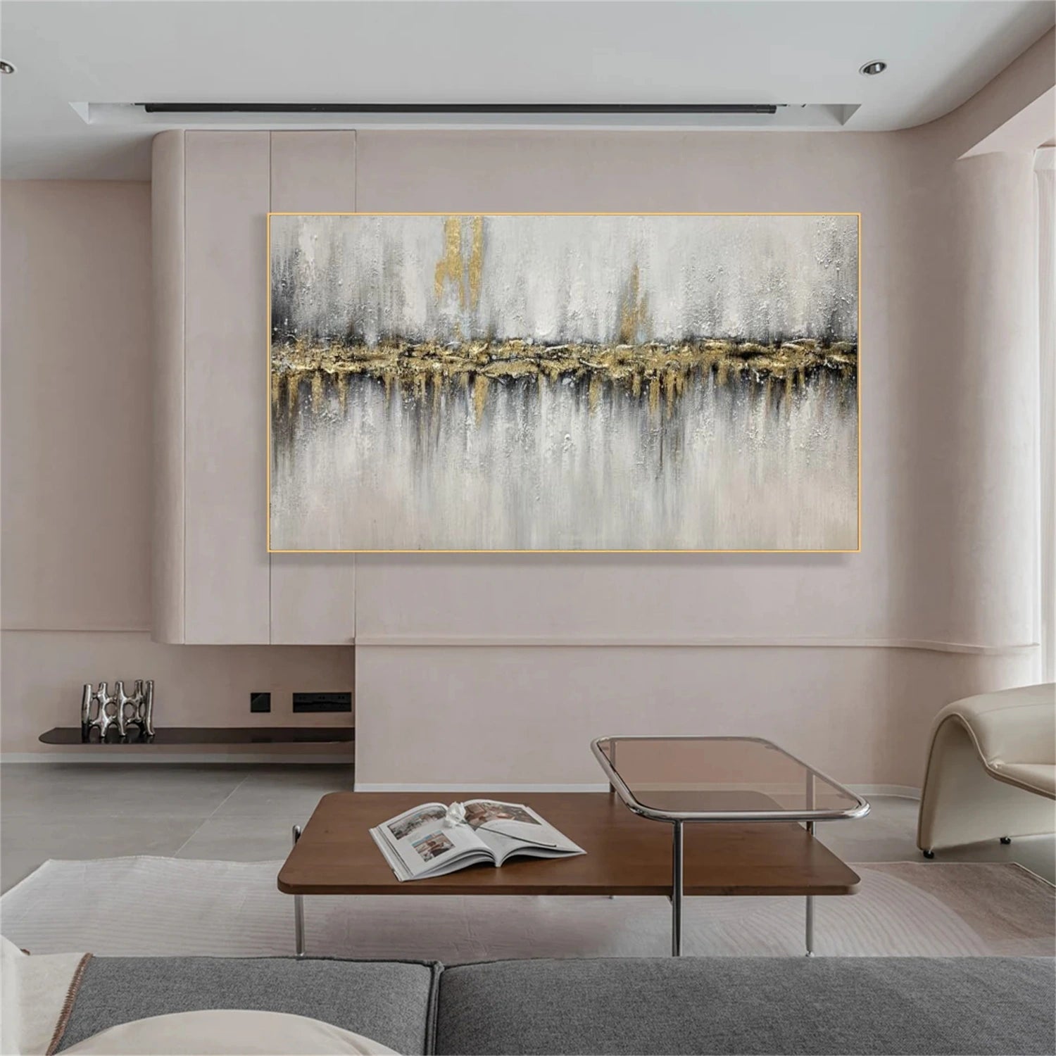 Abstract Textured Wall Art #AW137