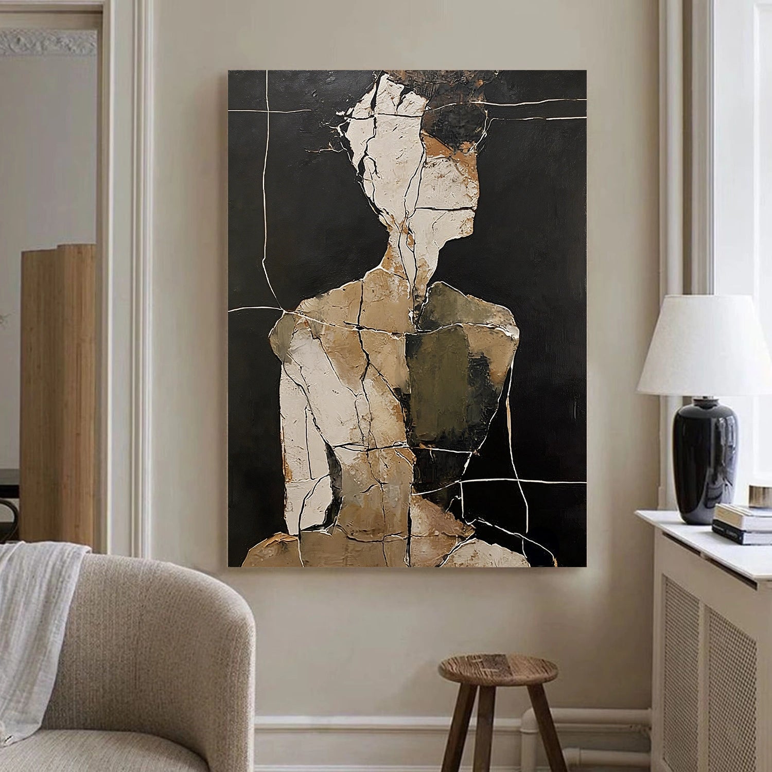 Abstract Portrait Wall Art #WP039
