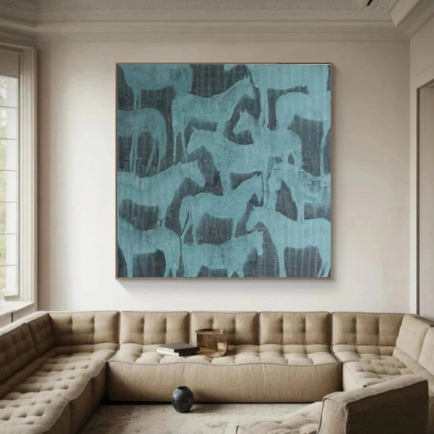 Abstract Animal Horse Wall Art #AT066