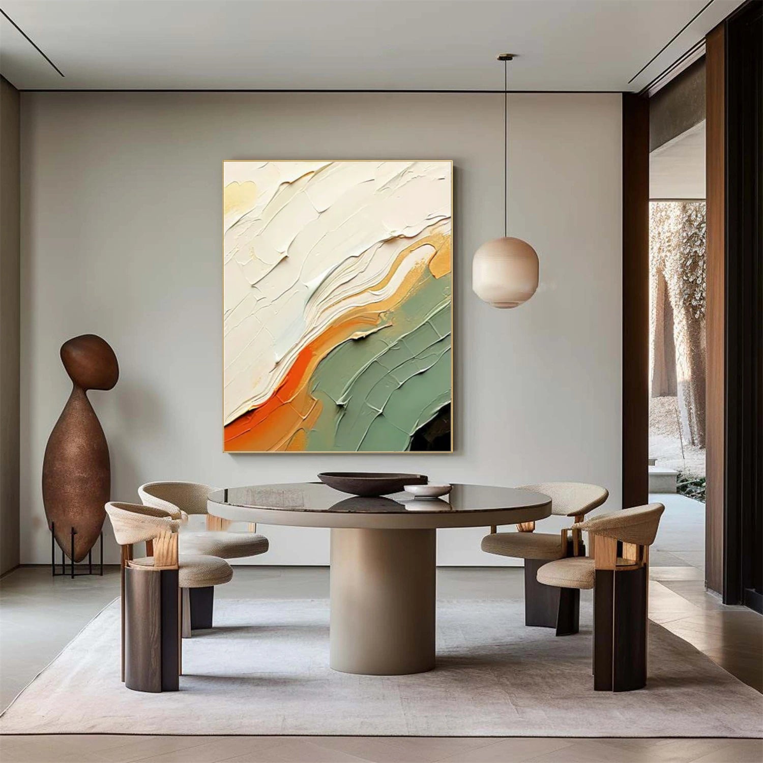 Colorful Textured Minimalist Wall Art #WT198