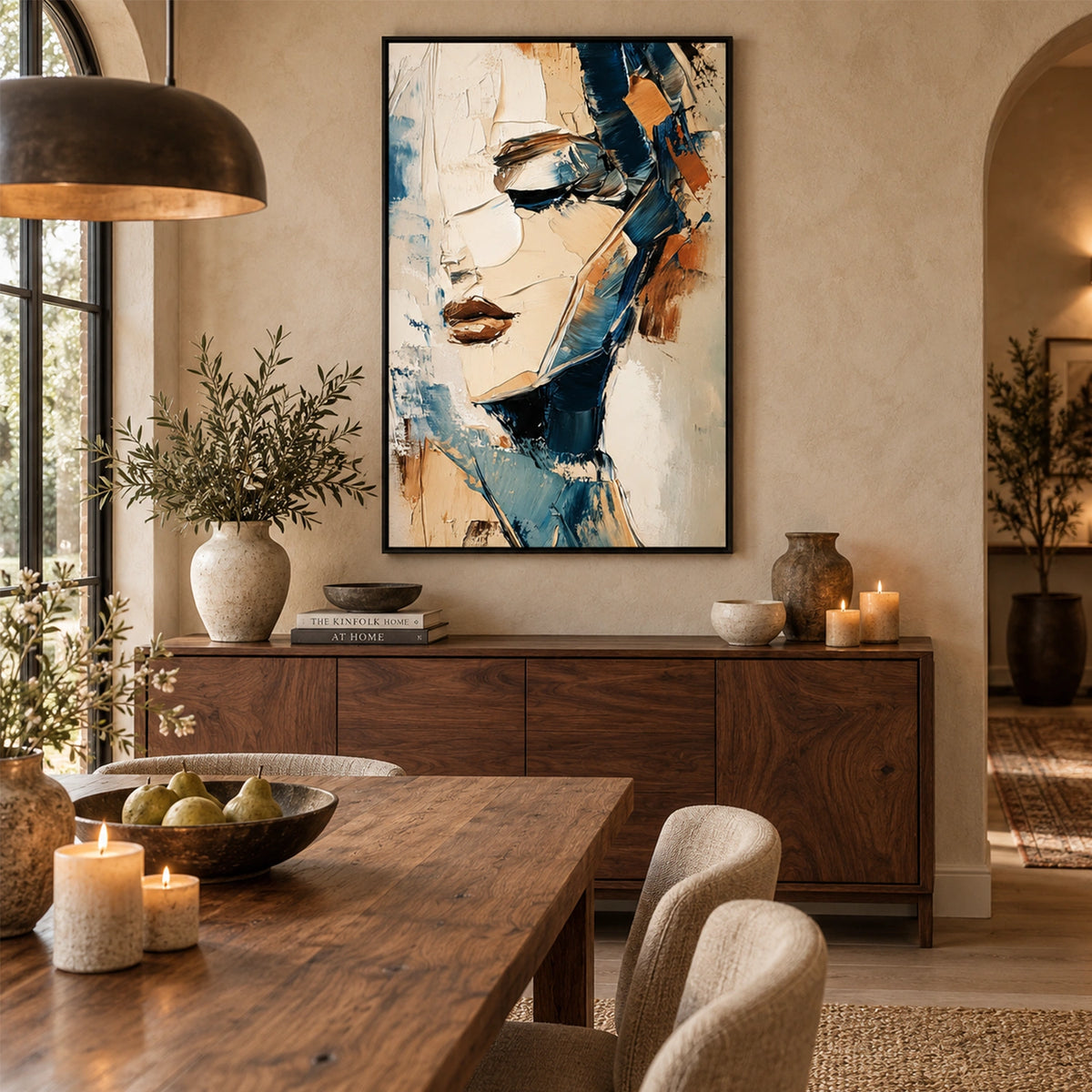 Abstract Portrait Wall Art #WP041