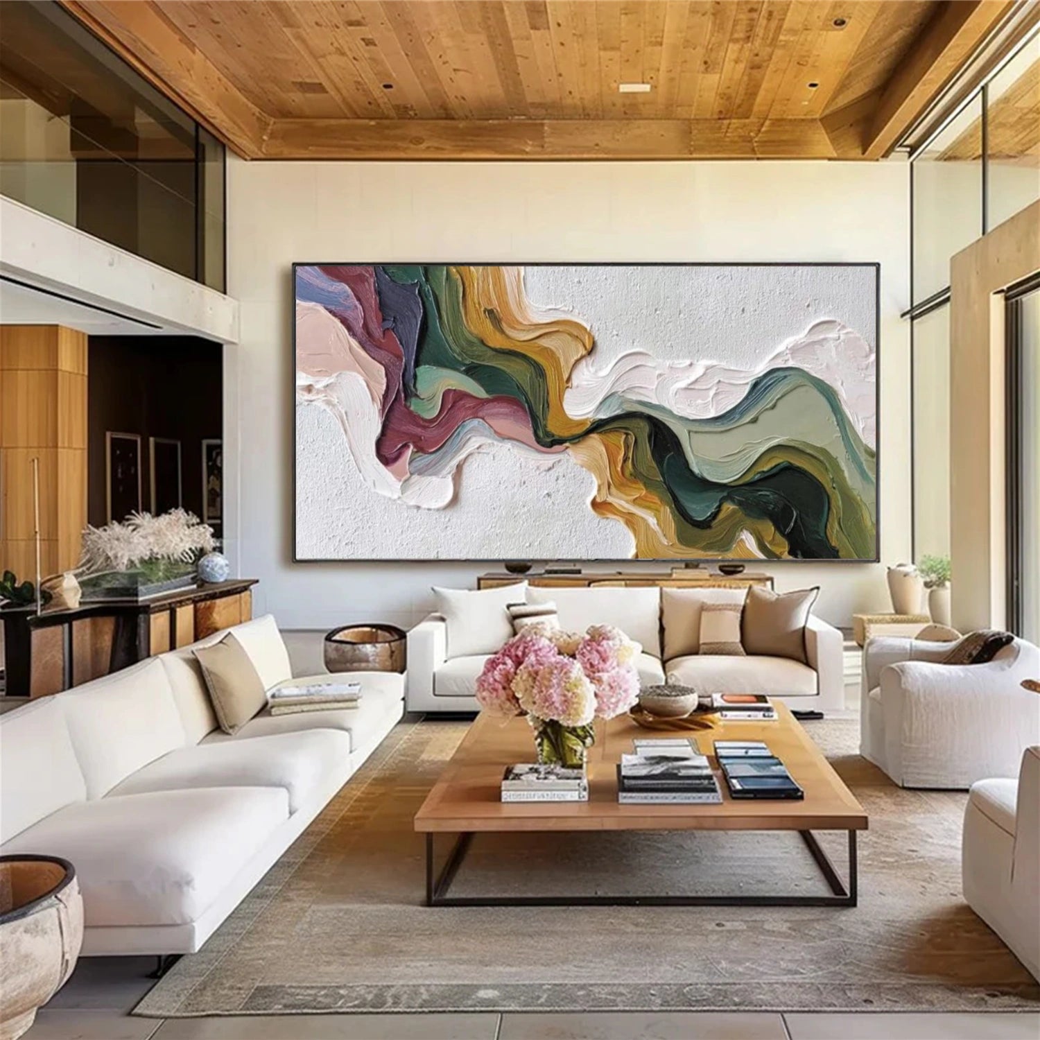 Abstract Textured Wall Art #AW221