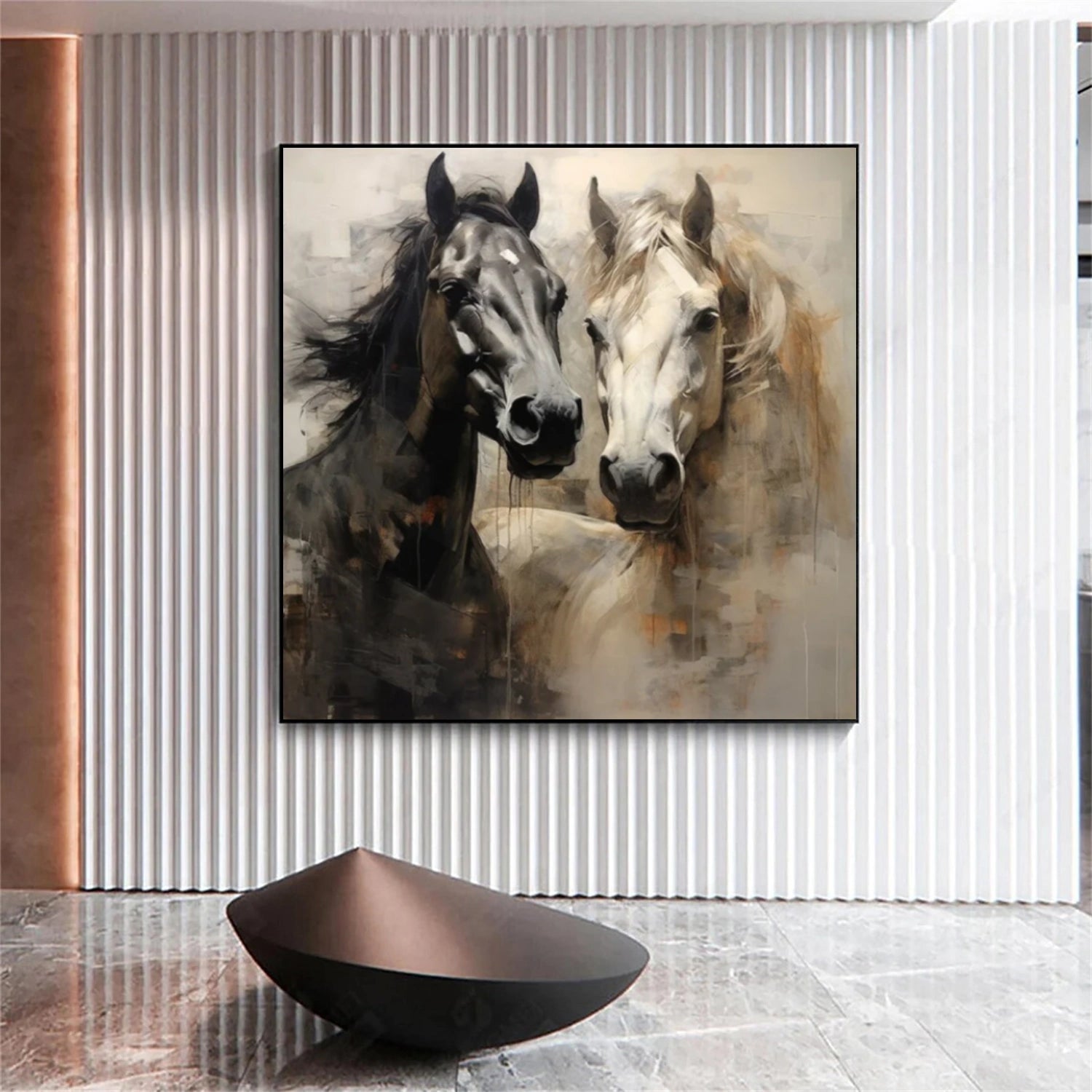 Abstract Animal Art Horse Wall Art #AT050
