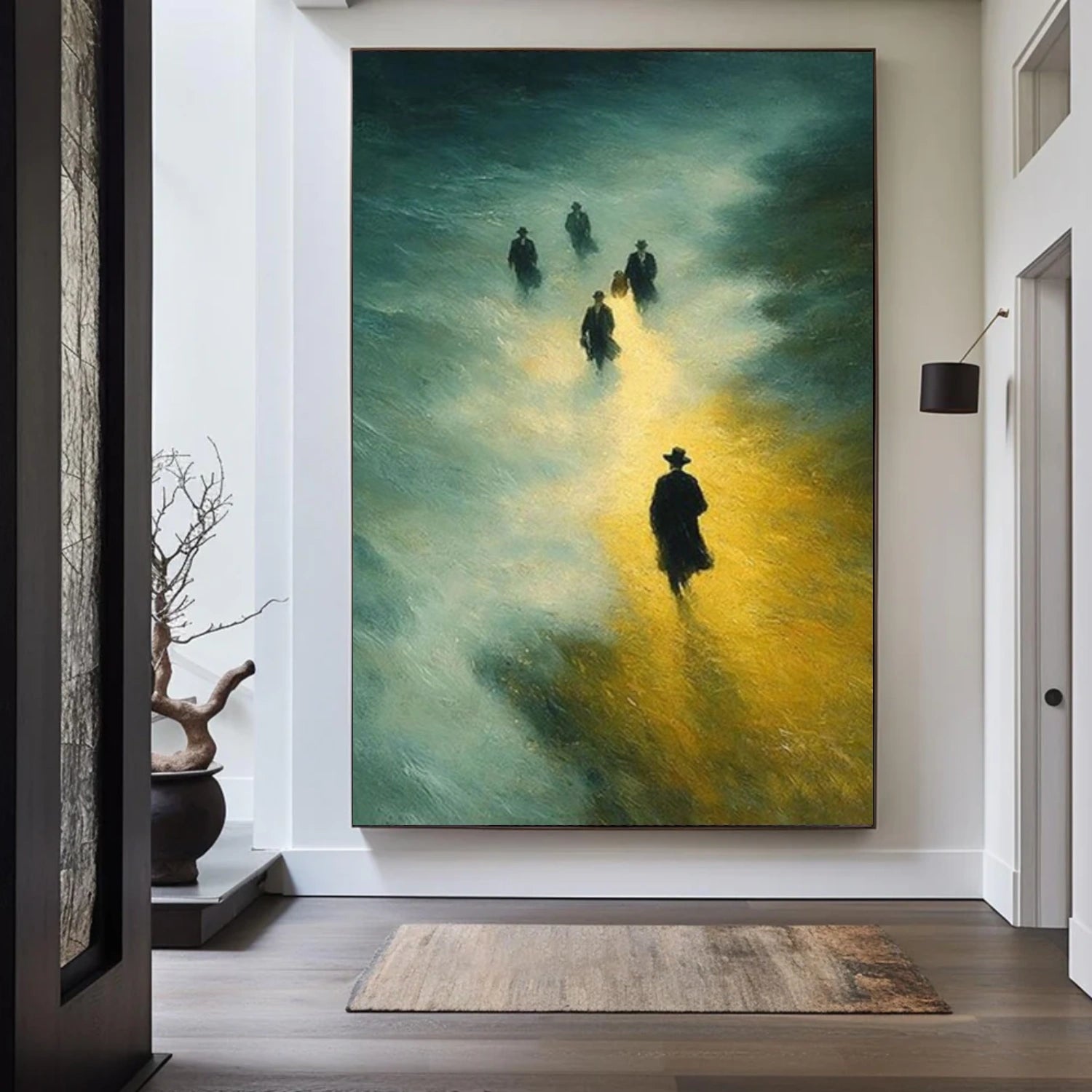Abstract Portrait Wall Art #WP011