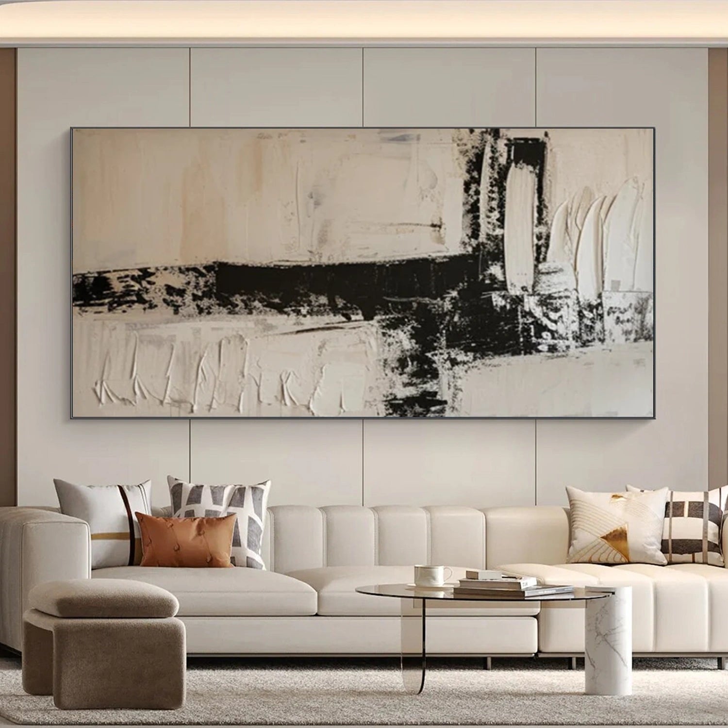 Abstract Textured Wall Art #AW136