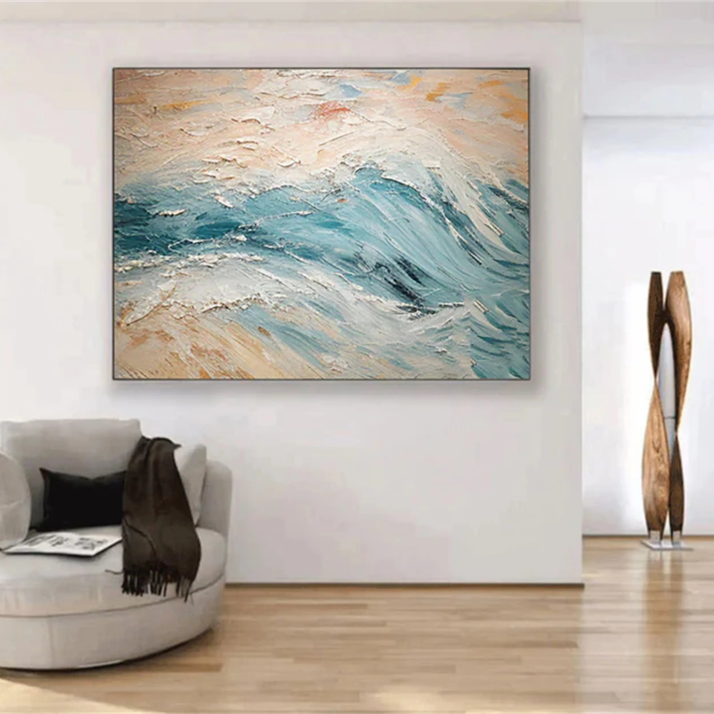 Sky And Ocean Painting #SO094