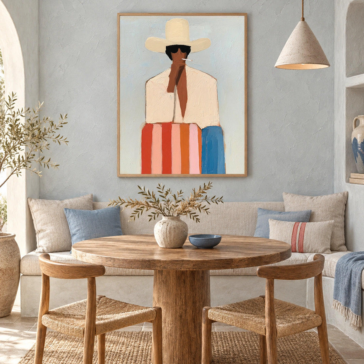 Abstract Portrait Wall Art #WP048