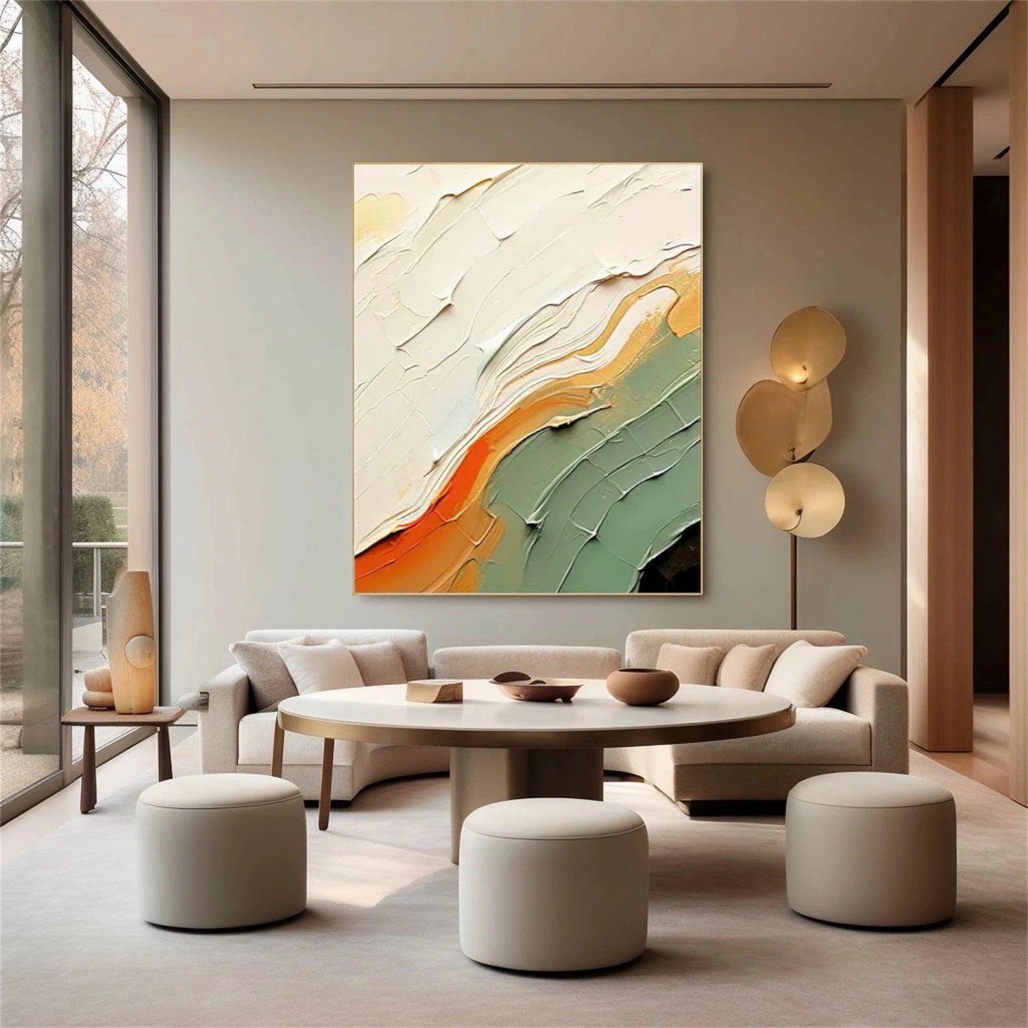 Colorful Textured Minimalist Wall Art #WT198