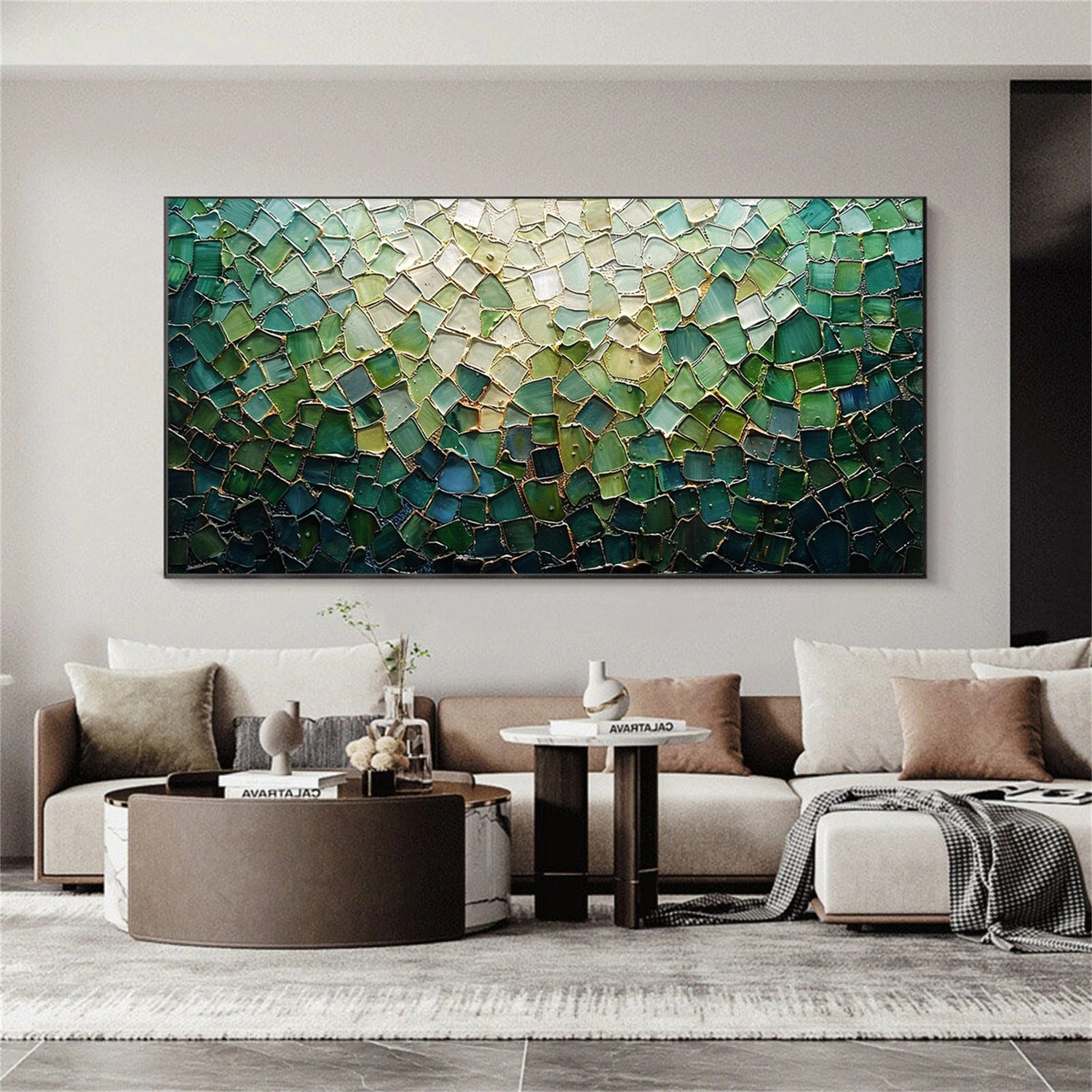 Abstract Textured Wall Art #AW237
