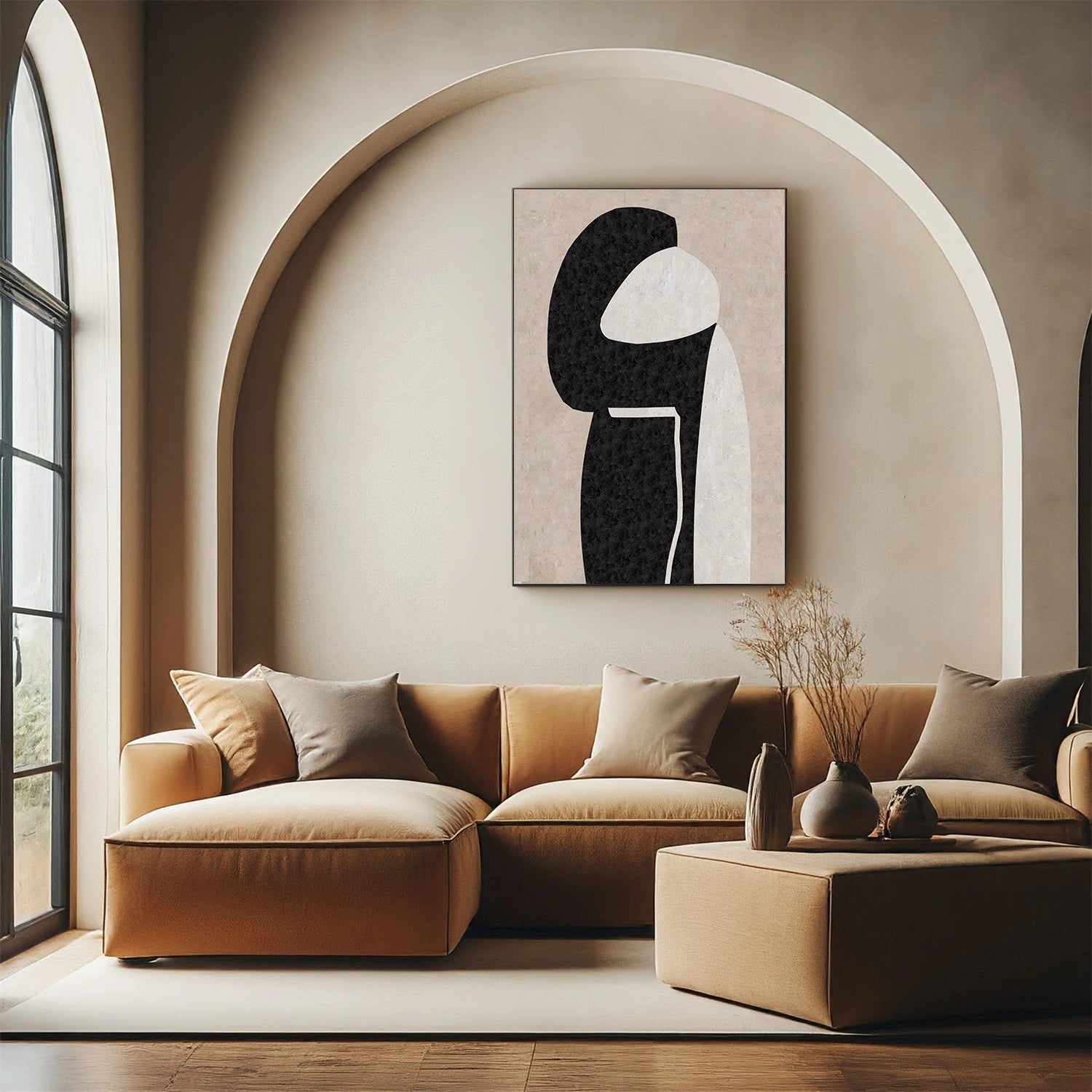 Wabi Sabi Abstract Canvas Art #WA234