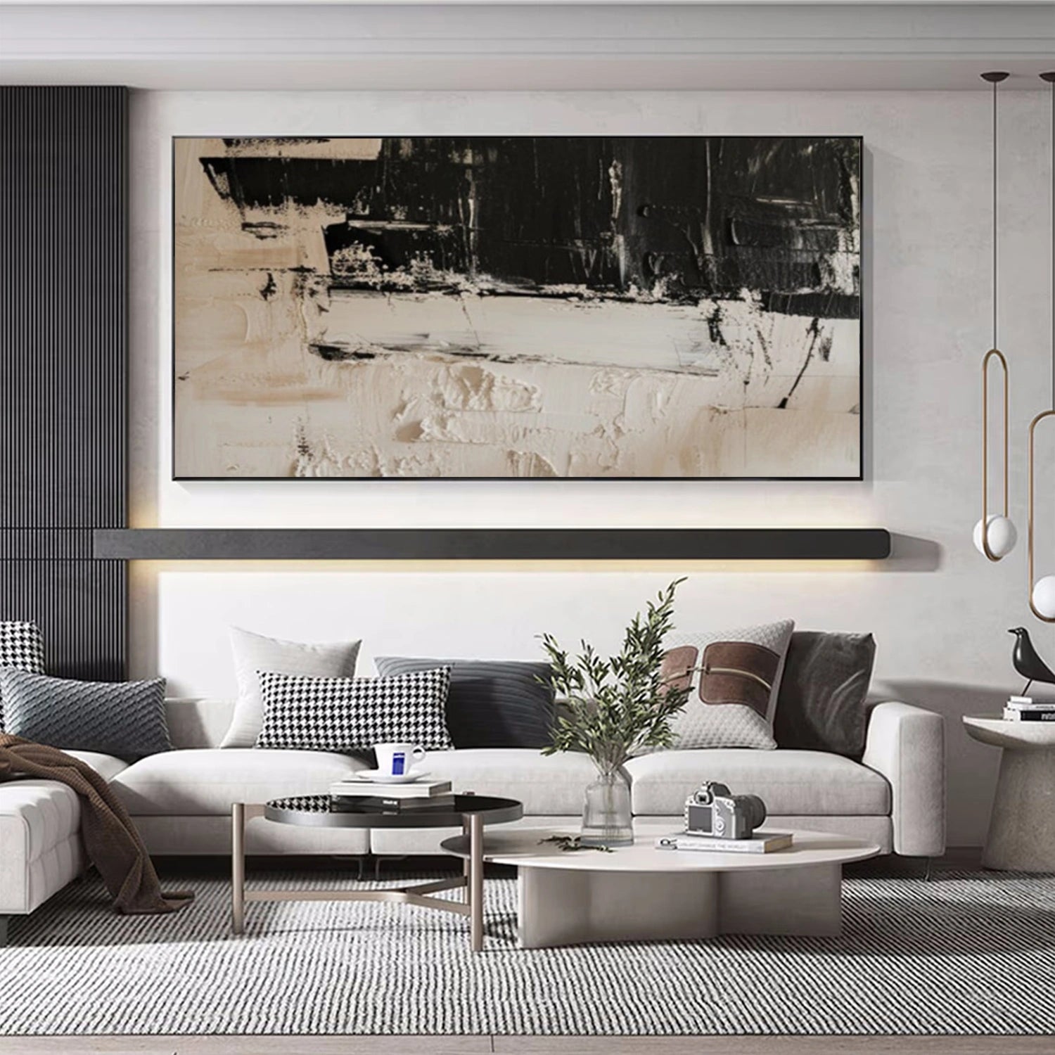 Abstract Textured Wall Art #AW135
