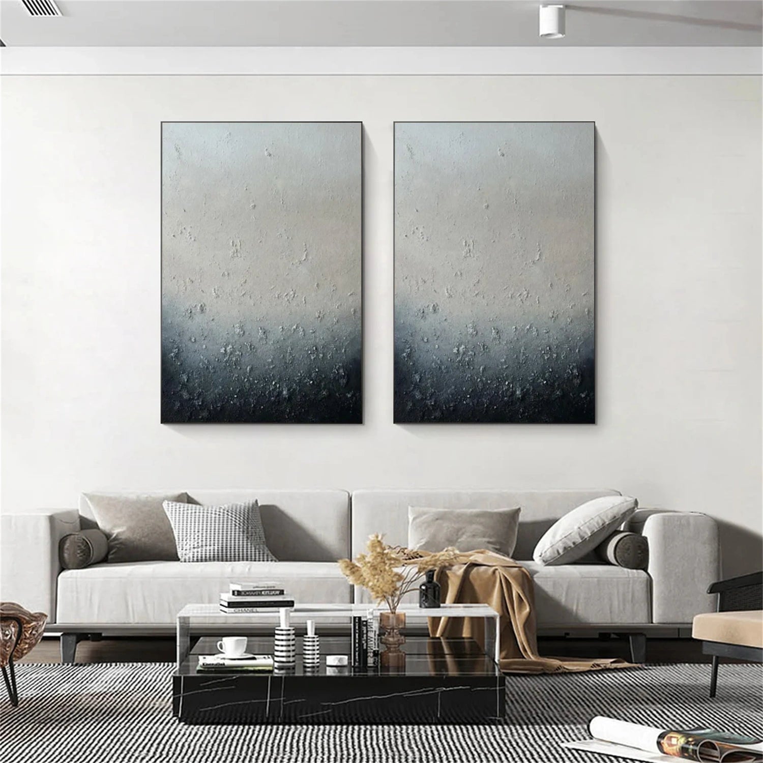 Abstract Textured Wall Art Set of 2 #AW170