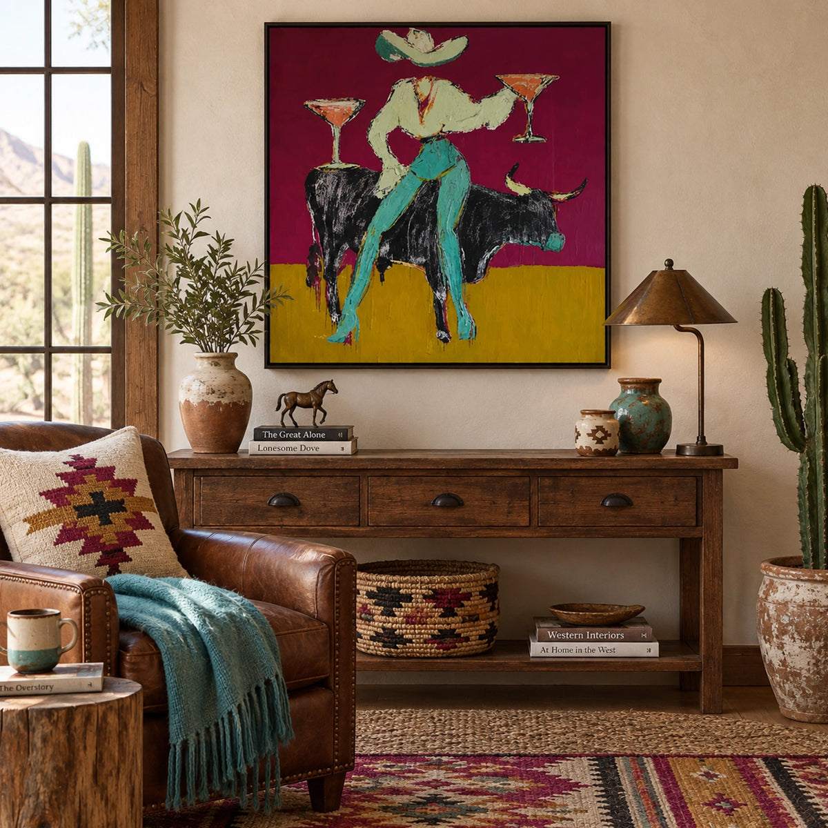 Western Cowboy Art #VA078