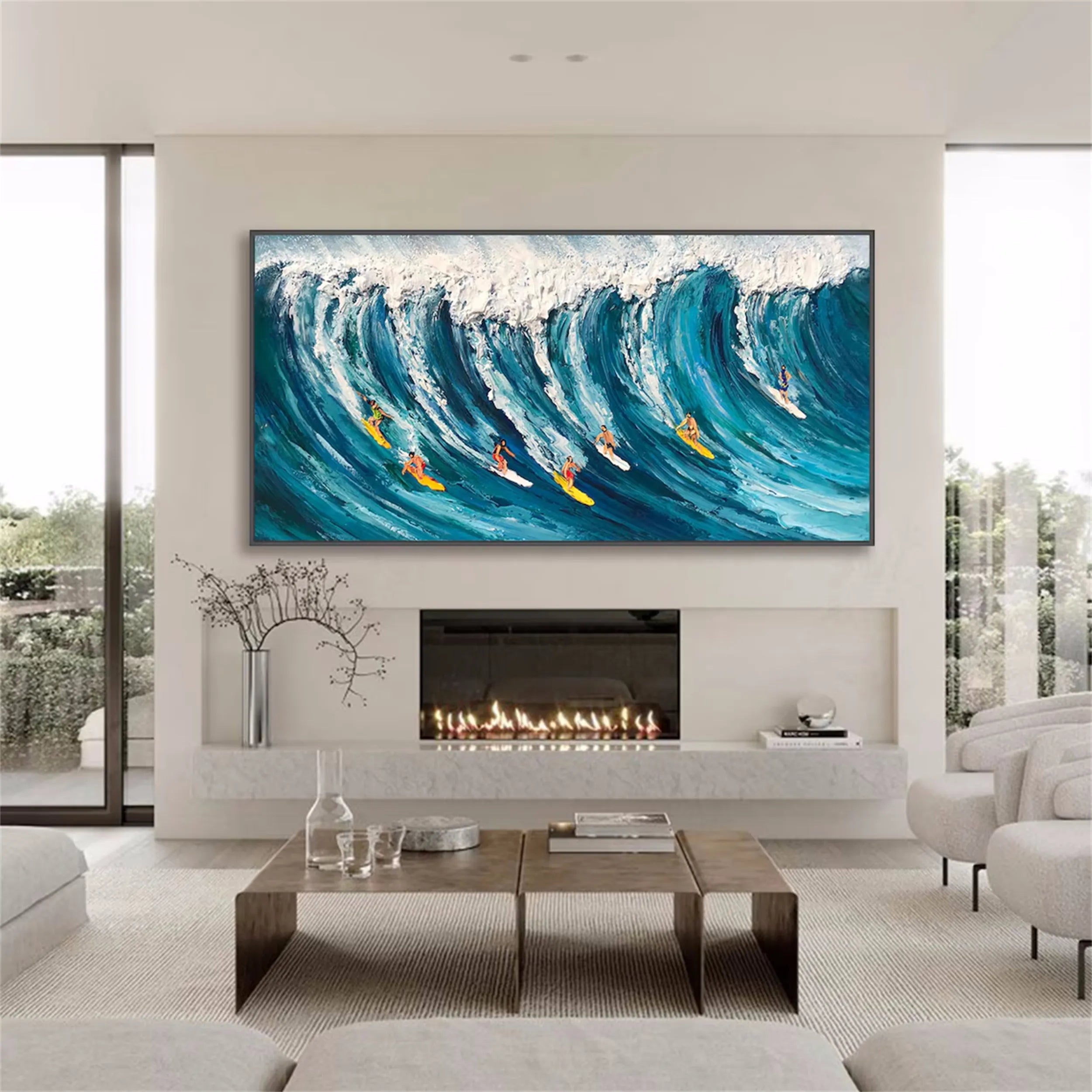 Sky And Ocean Painting #SO107