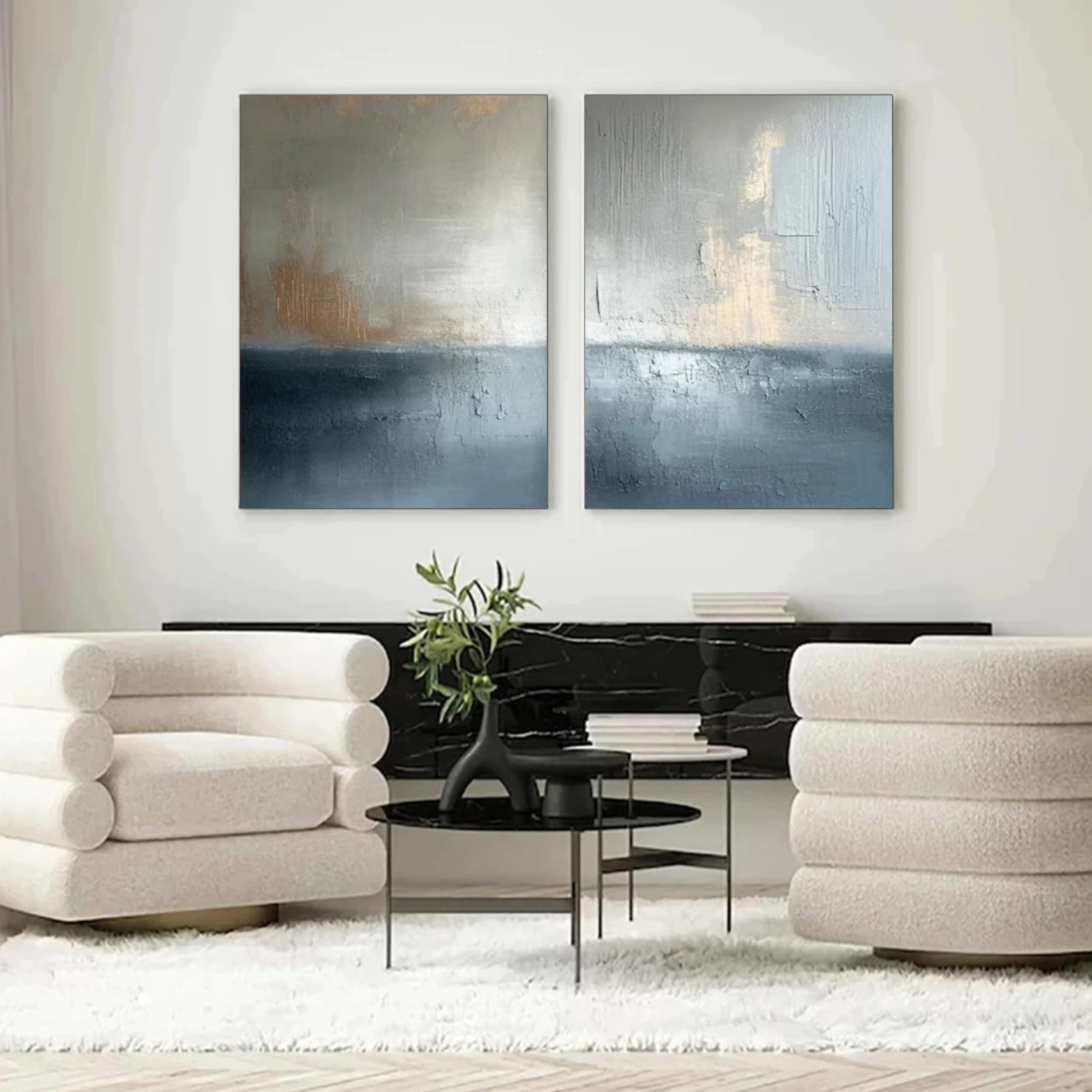 Abstract Wall Art Set of 2 #AW104