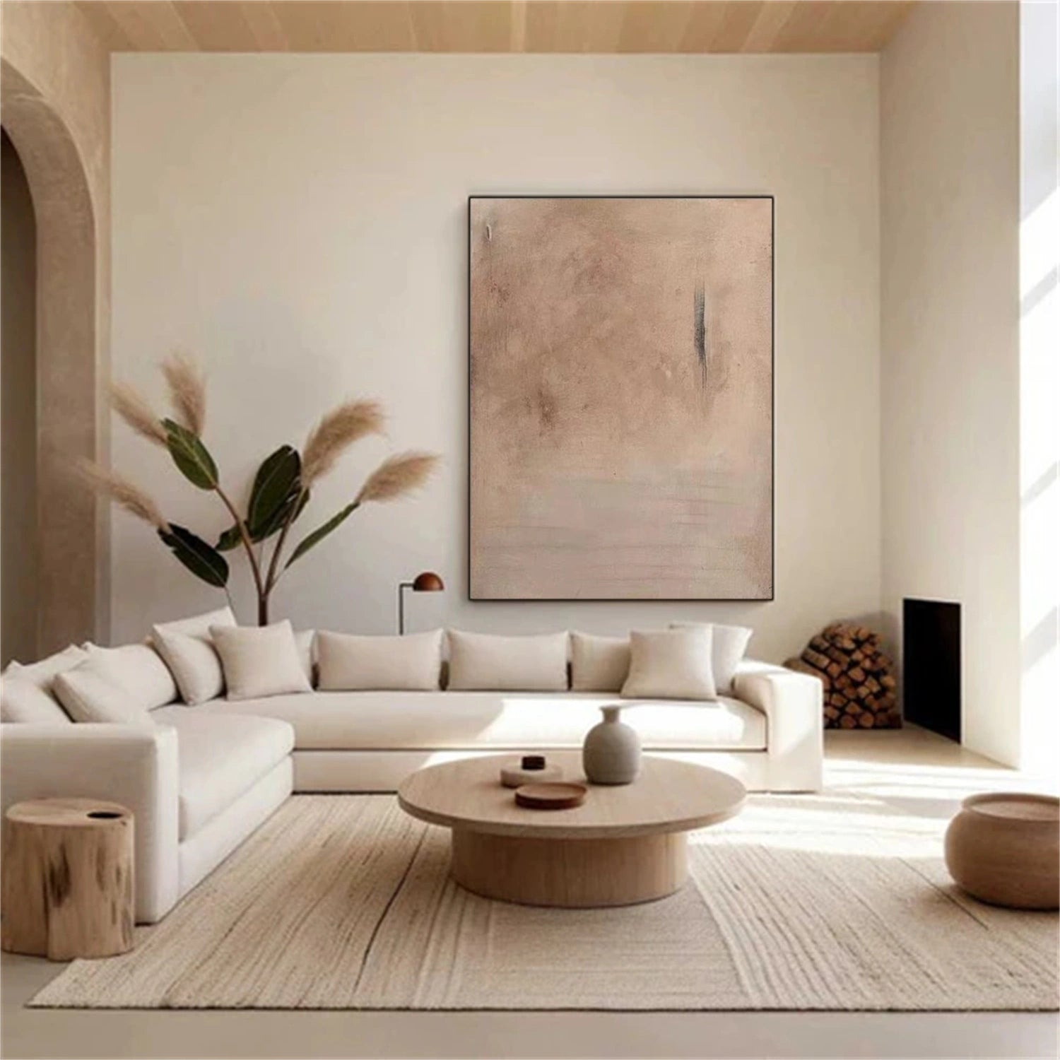 Wabi Sabi Abstract Canvas Art #WA212