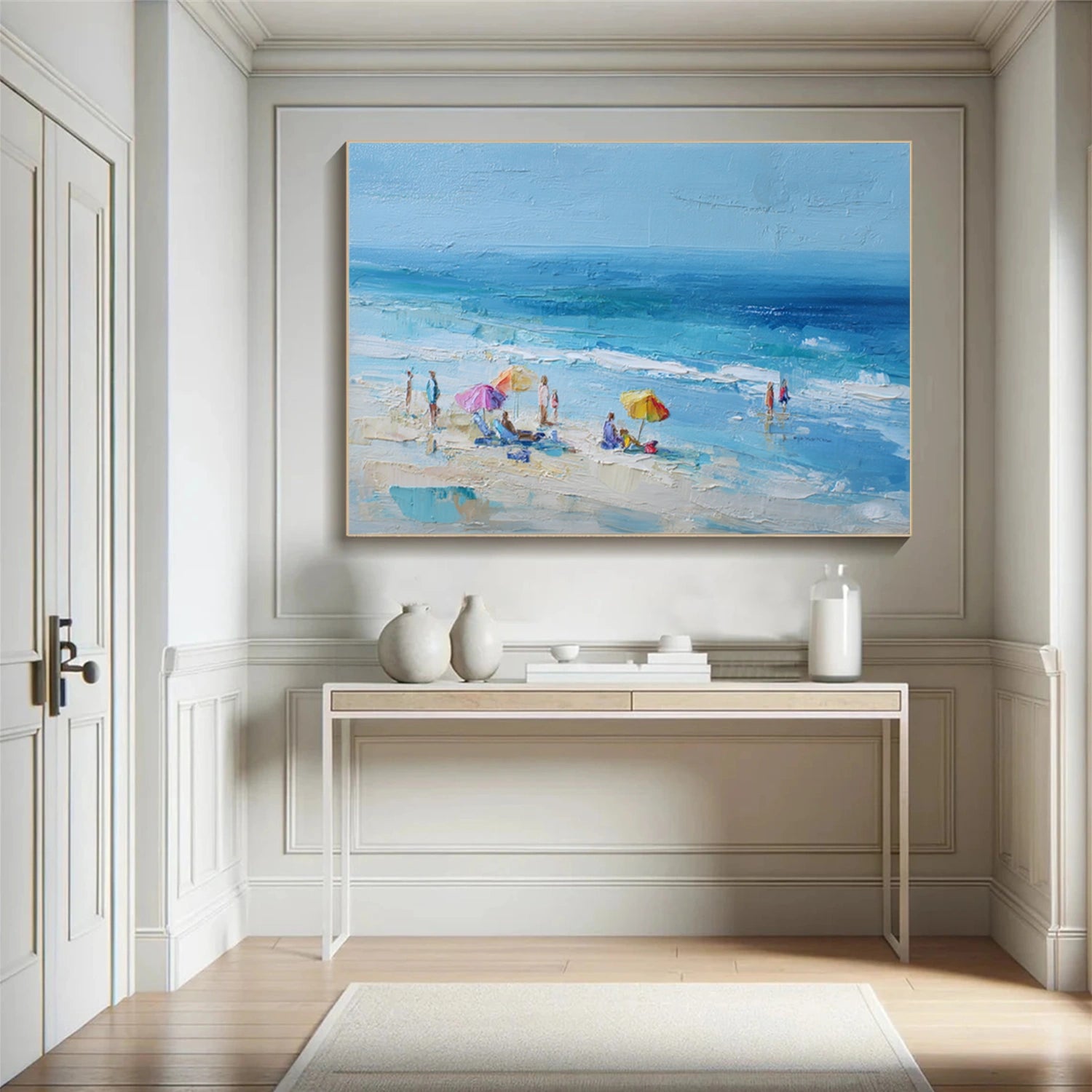 Sky And Ocean Abstract Wall Art #SO410