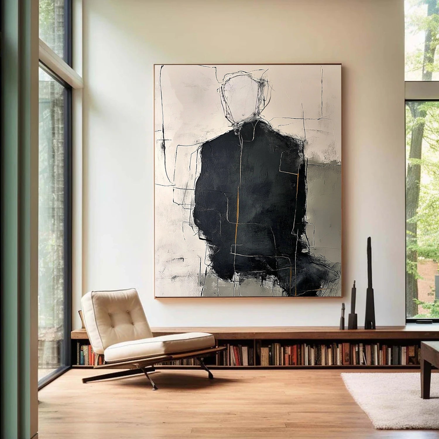 Abstract Portrait Wall Art #WP037