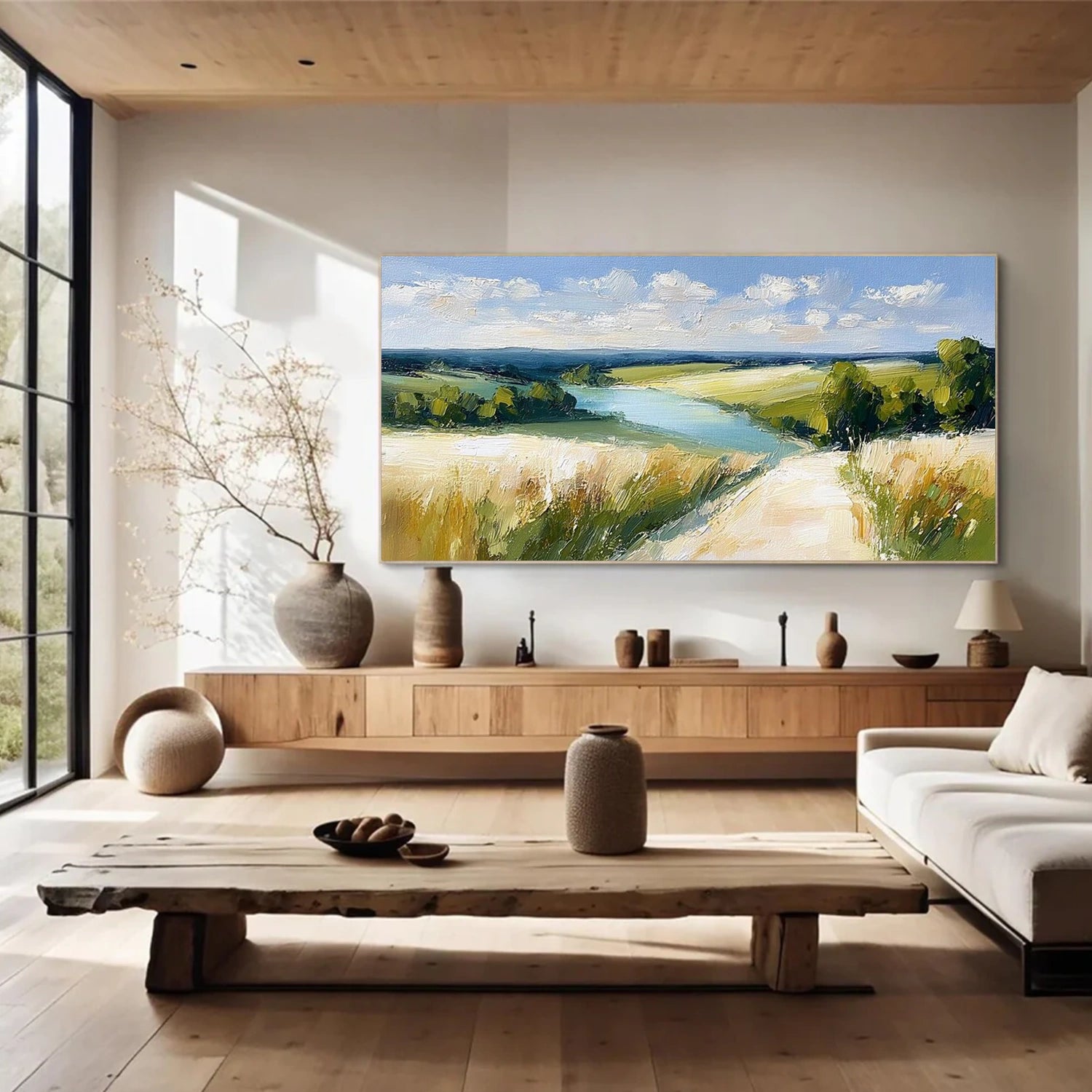 Tree And Flower Abstract Wall Art #TF200