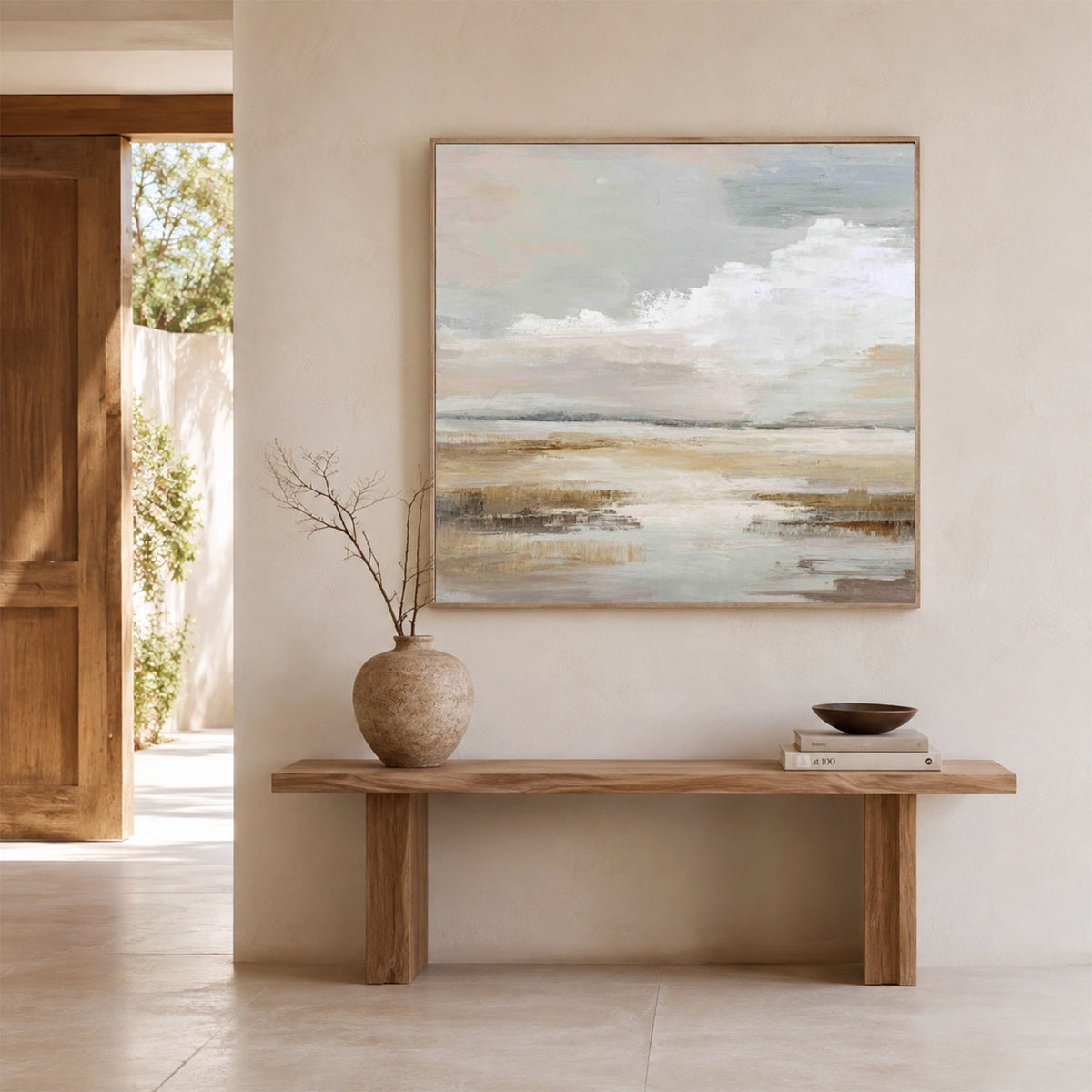 Sky And Ocean Abstract Wall Art #SO463