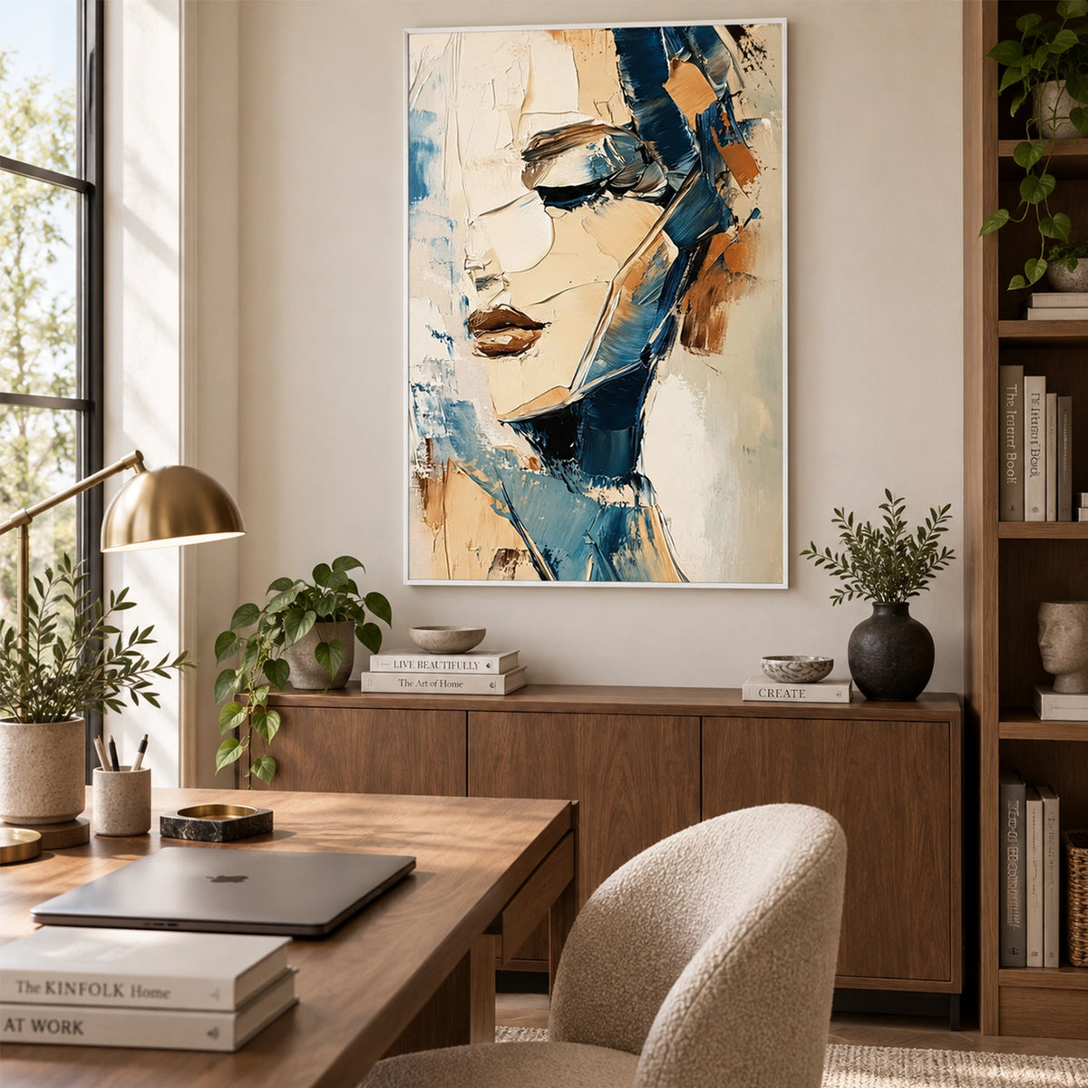 Abstract Portrait Wall Art #WP041