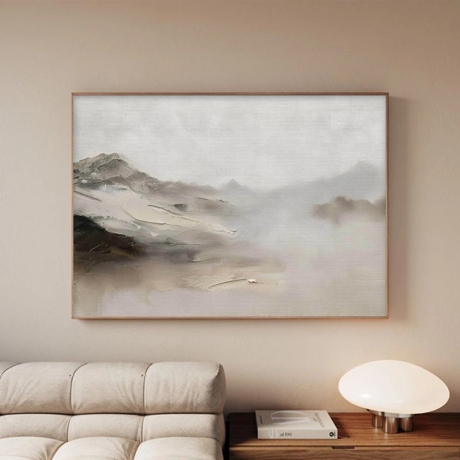 Abstract Mountain Canvas Art #WT257