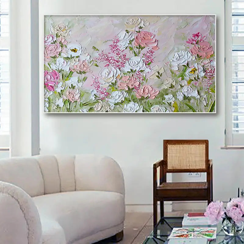 Colorful Tree And Flower Painting #TF036