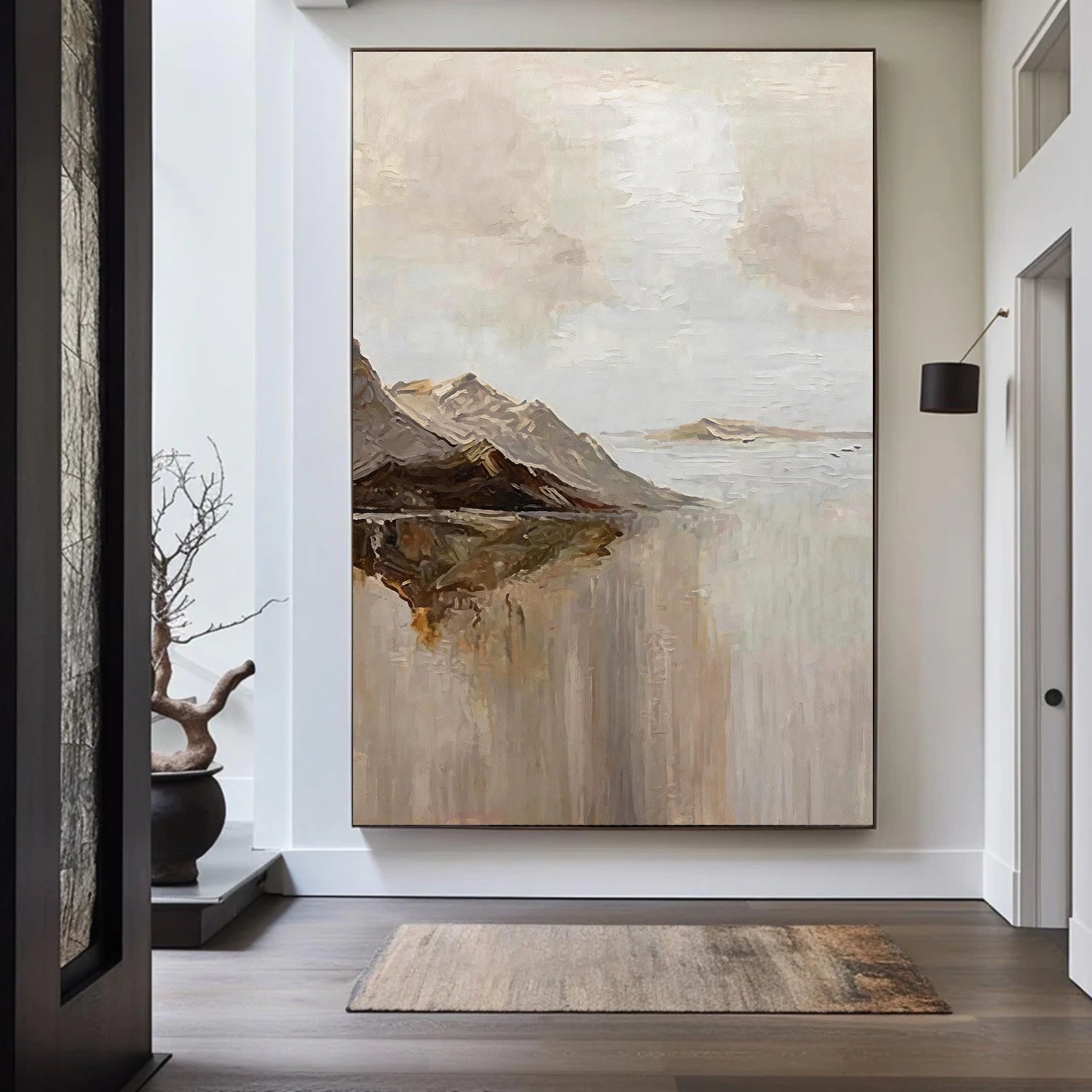Abstract Mountain Canvas Art #WT260