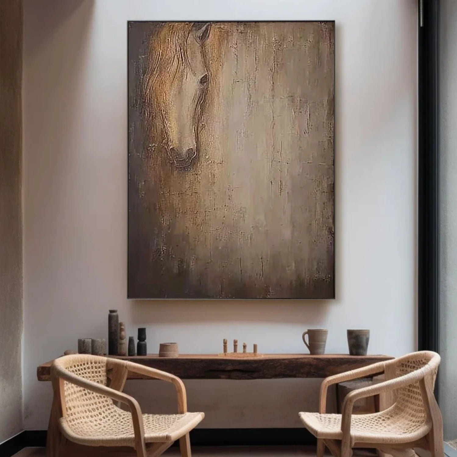 Abstract Animal Horse Wall Art #AT069