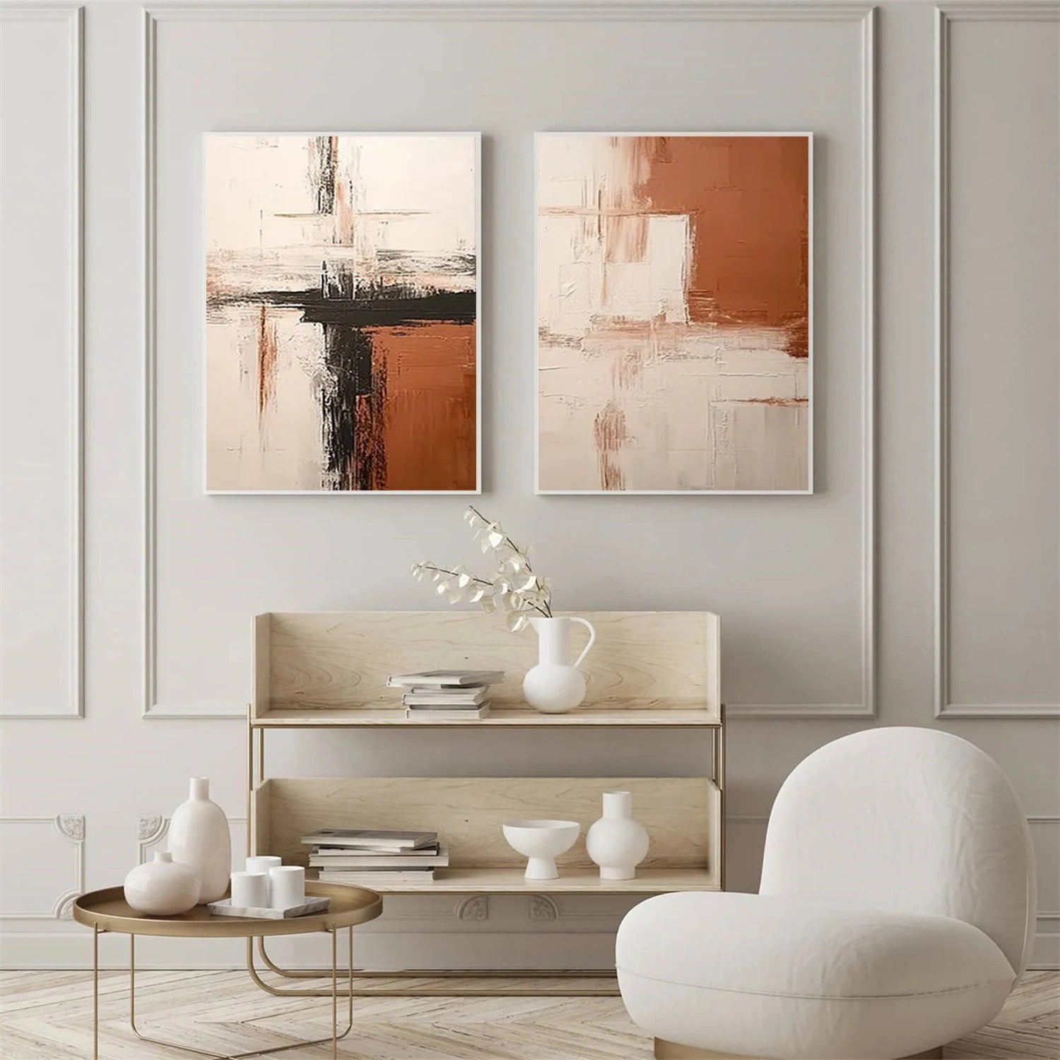 Abstract Wall Art Set of 2 #AW223