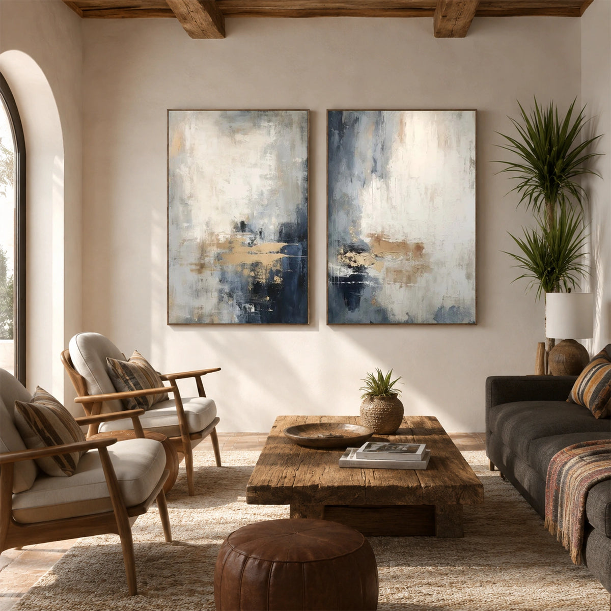 Abstract Wall Art Set of 2 #AW287