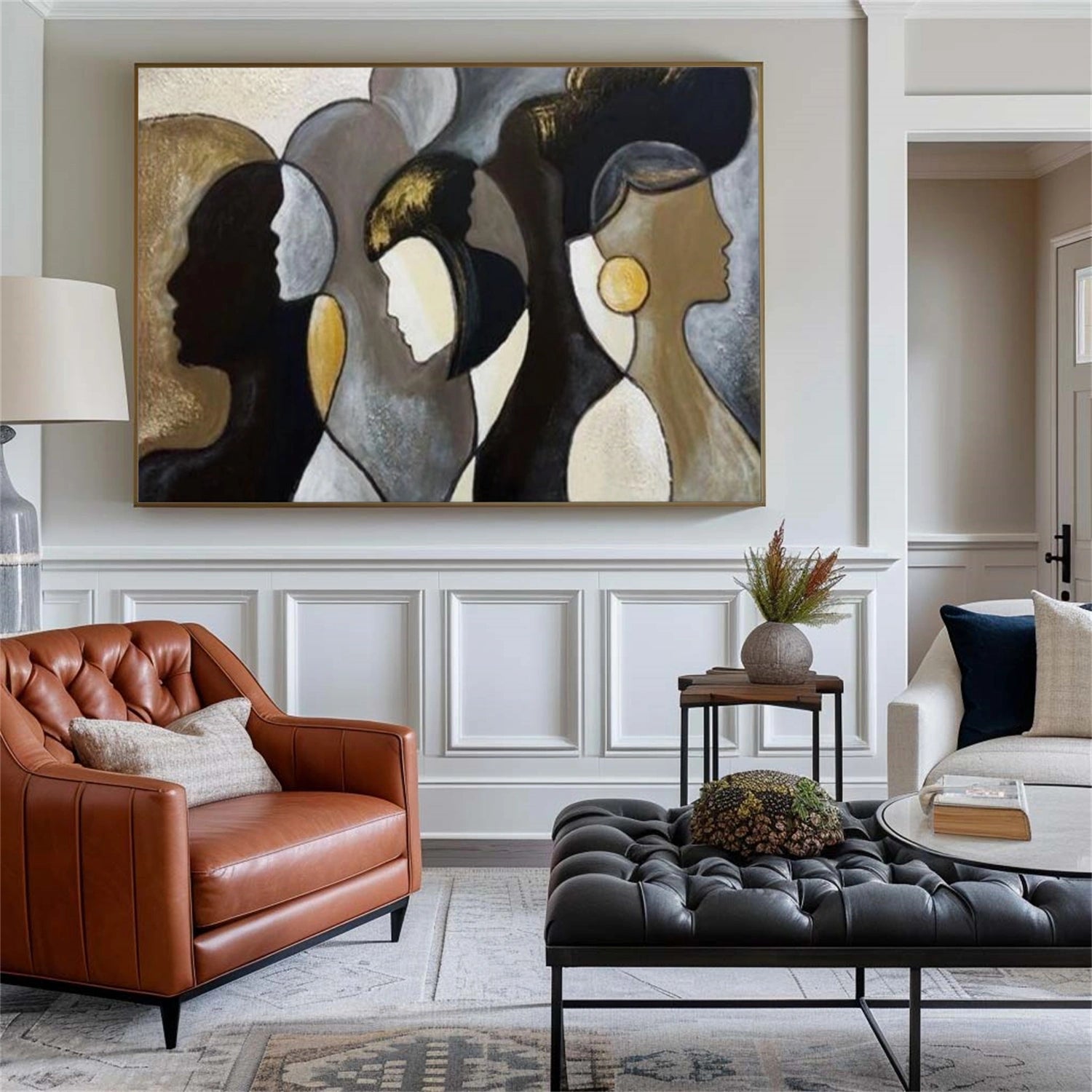 Abstract Portrait Wall Art #WP025