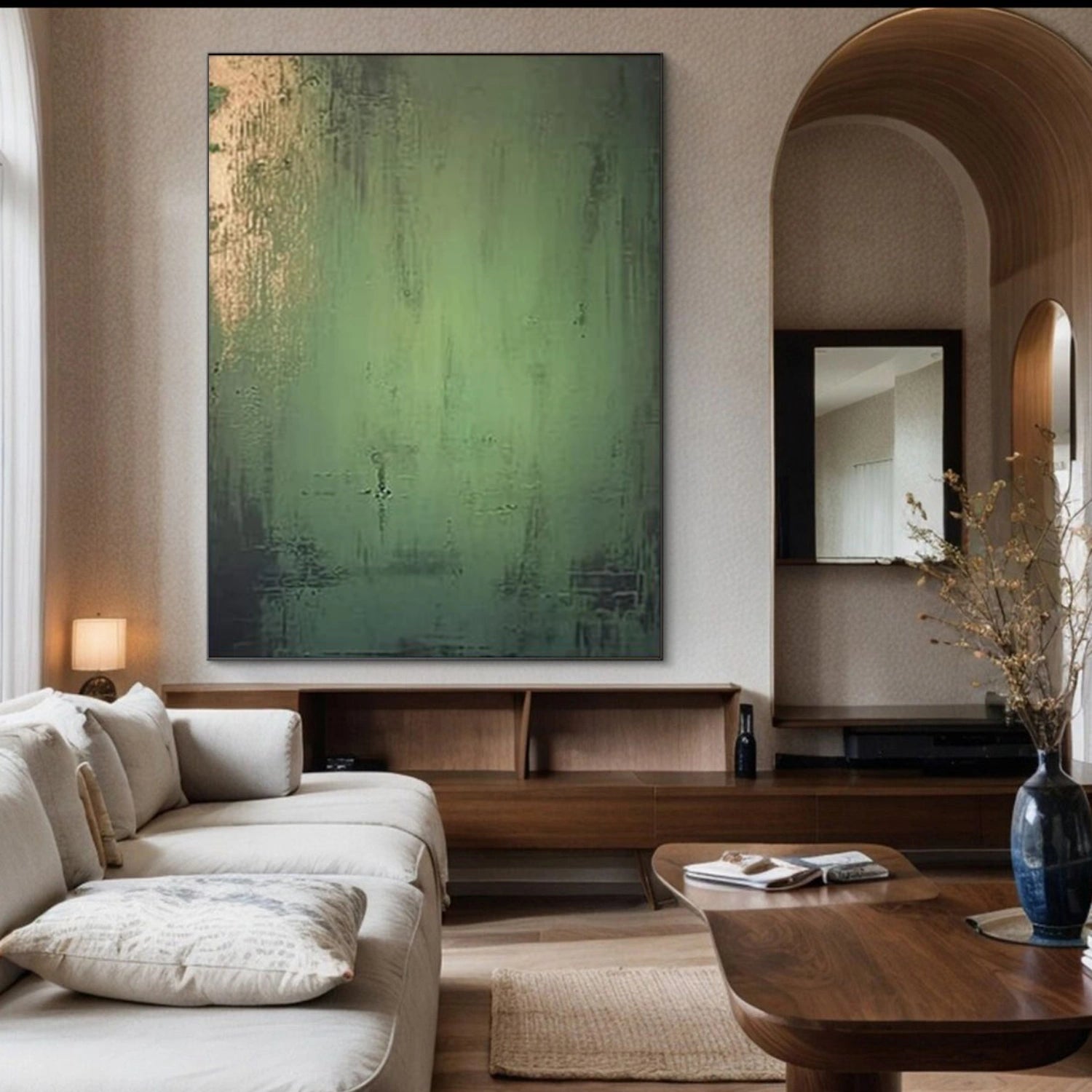 Wabi Sabi Abstract Canvas Art #WA261