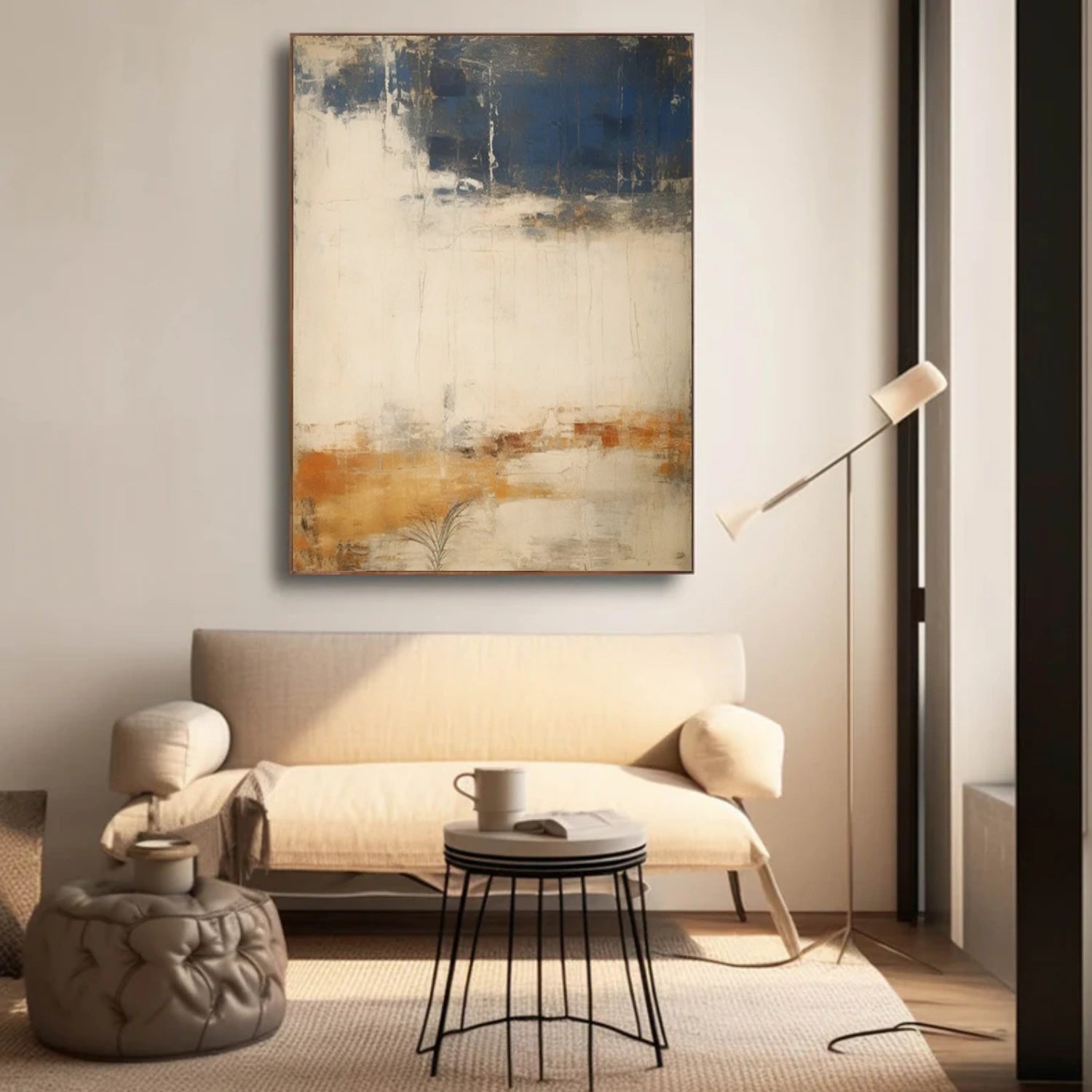 Wabi Sabi Abstract Canvas Art #WA227