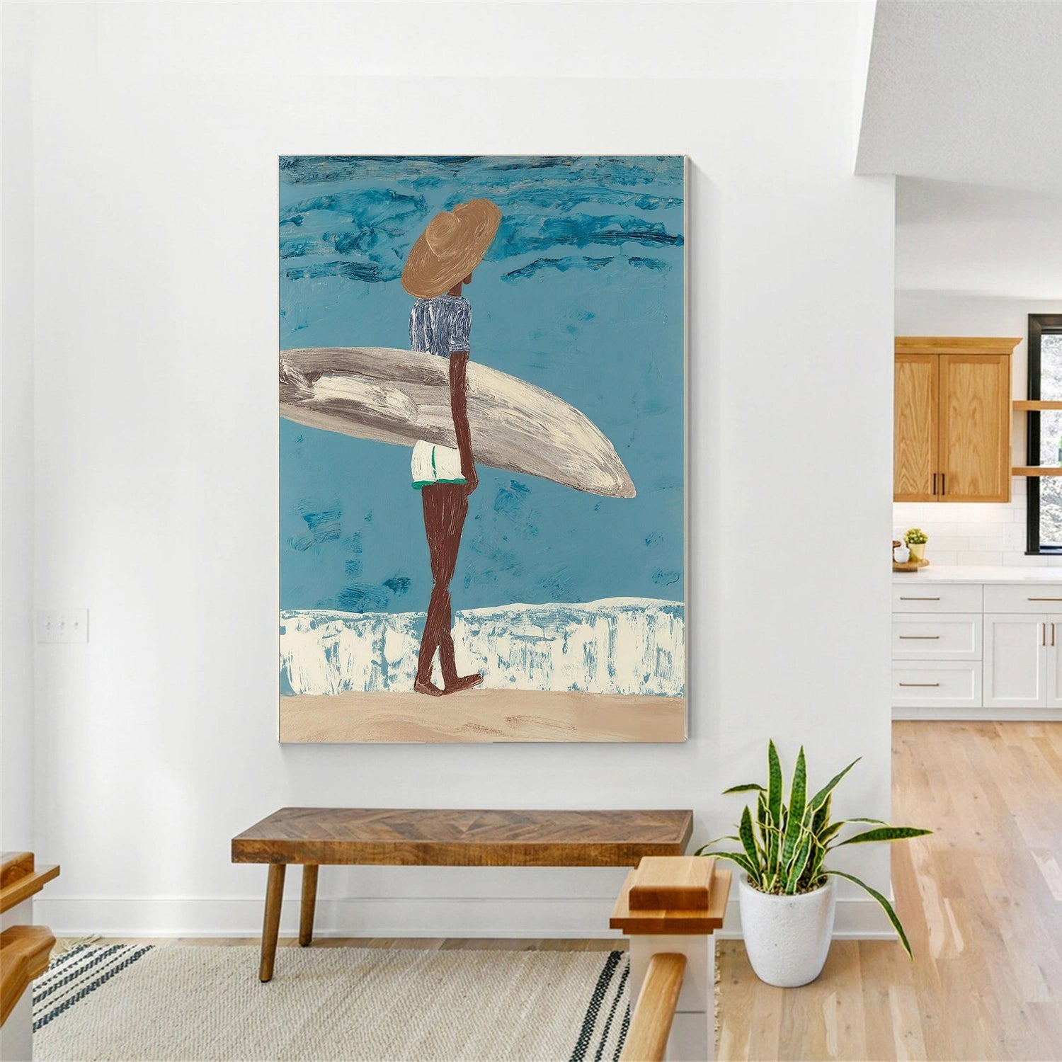 Abstract Portrait Wall Art #WP035