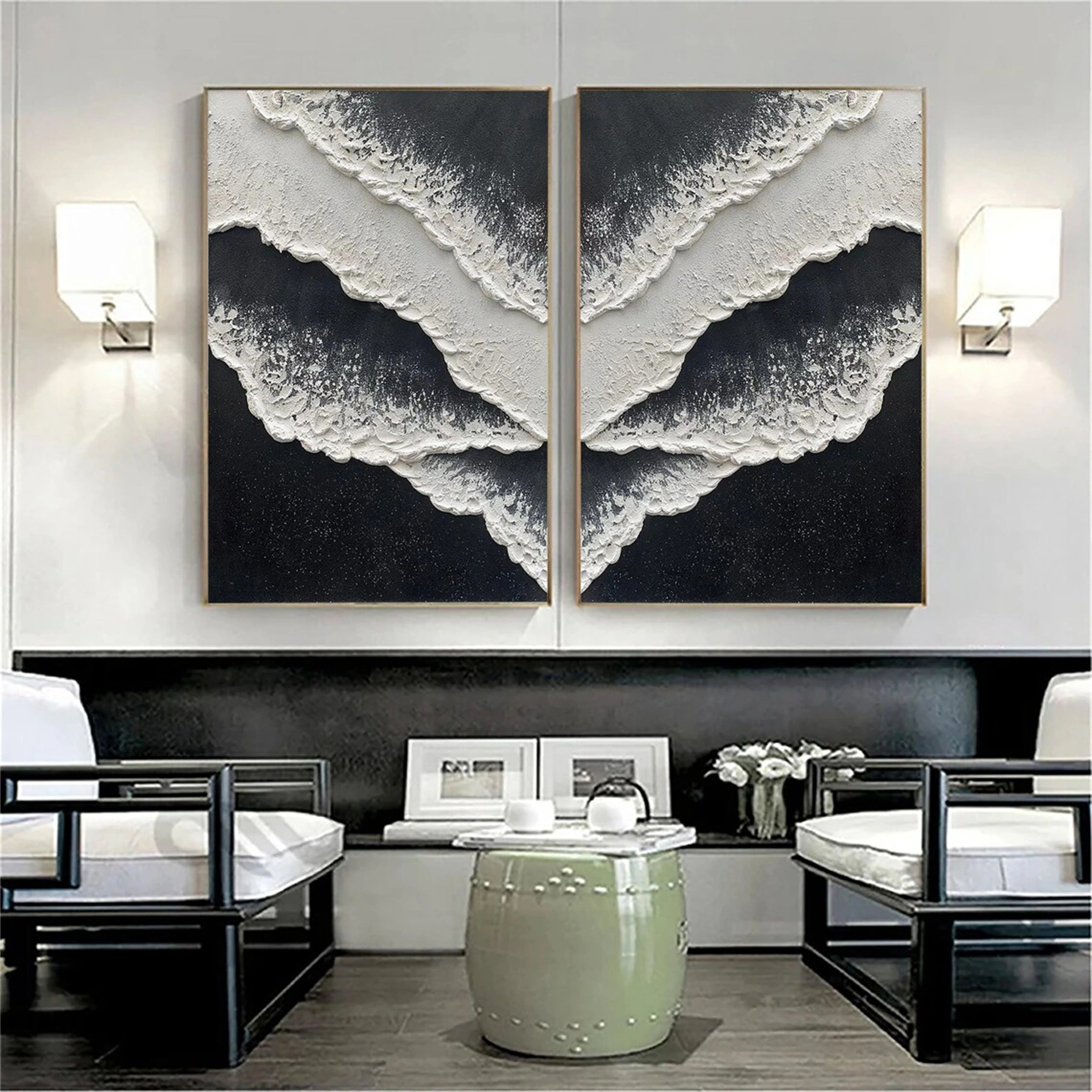 Sky And Ocean Painting Set of 2 #SO025
