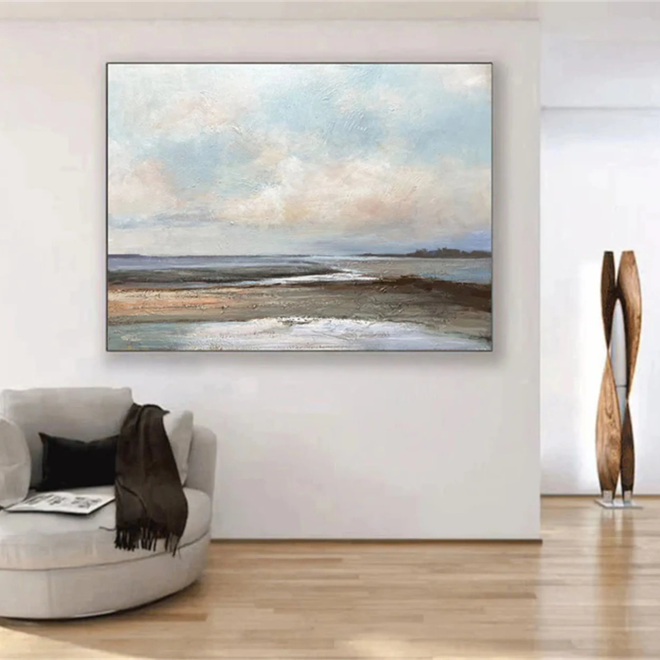 Sky And Ocean Painting #SO090