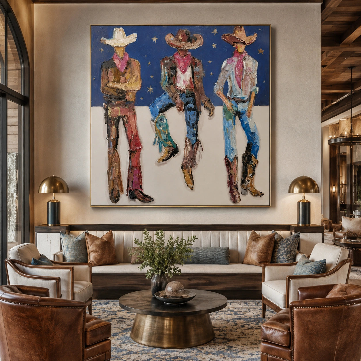 Western Cowboy Art #VA057