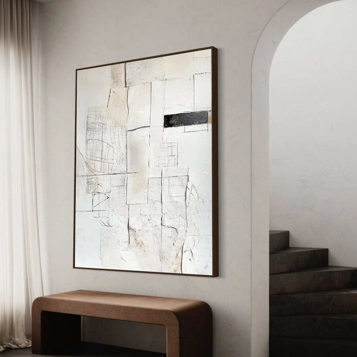 Wabi Sabi Abstract Canvas Art #WA252